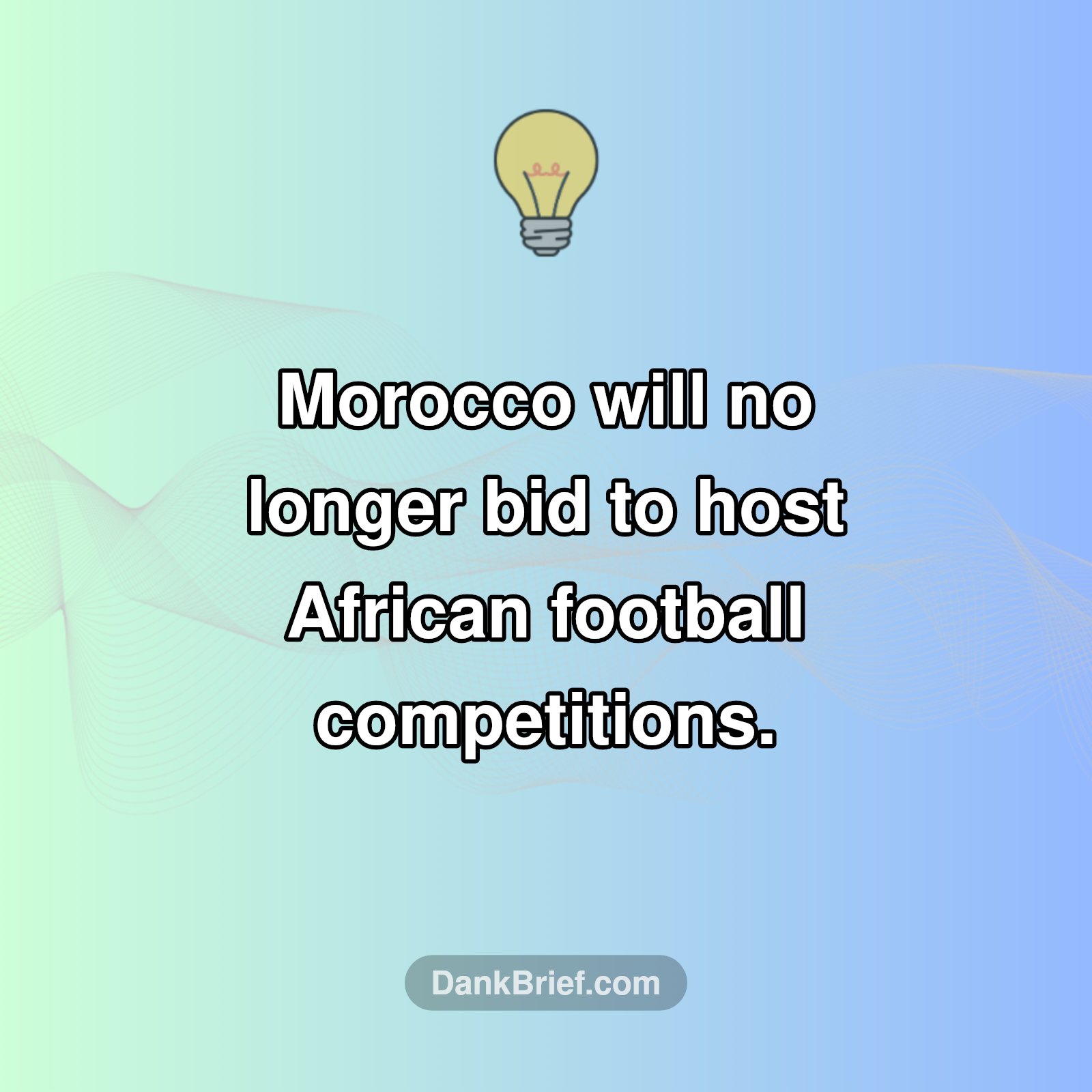 Game Changer: Morocco's Hosting Halt