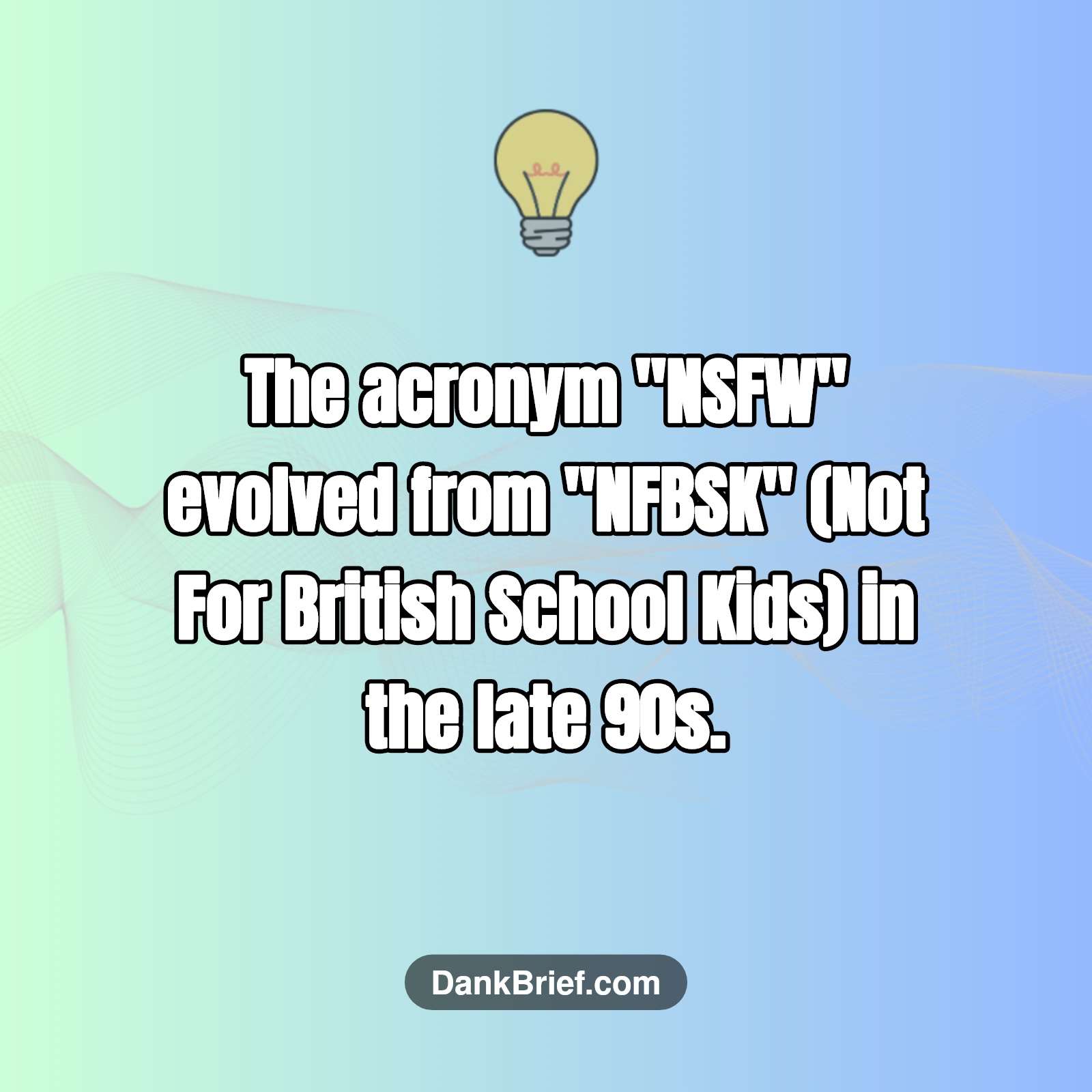 Did You Know…