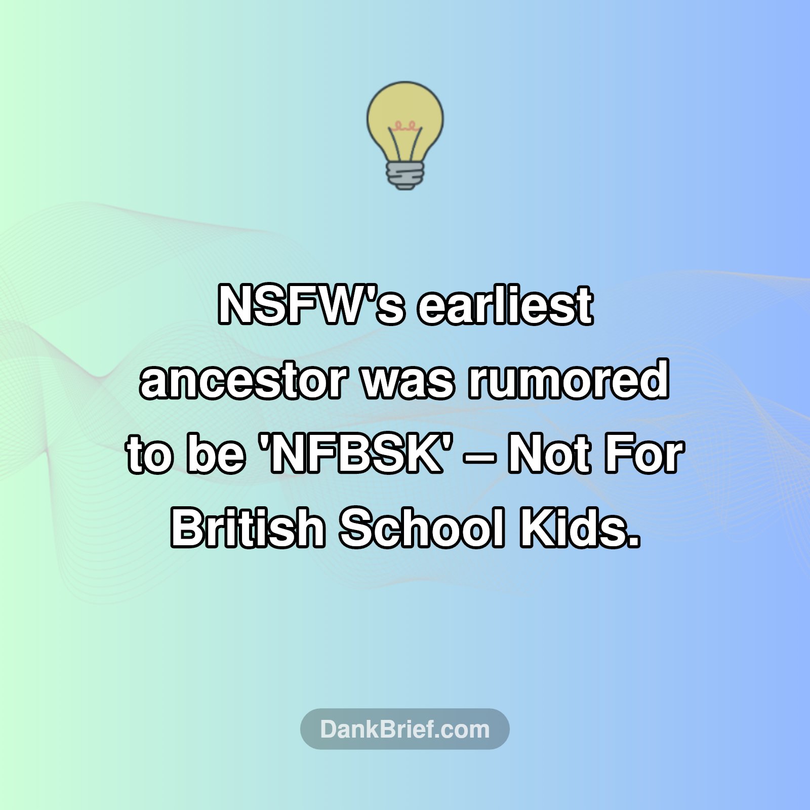 The Surprising Origin of 'NSFW'