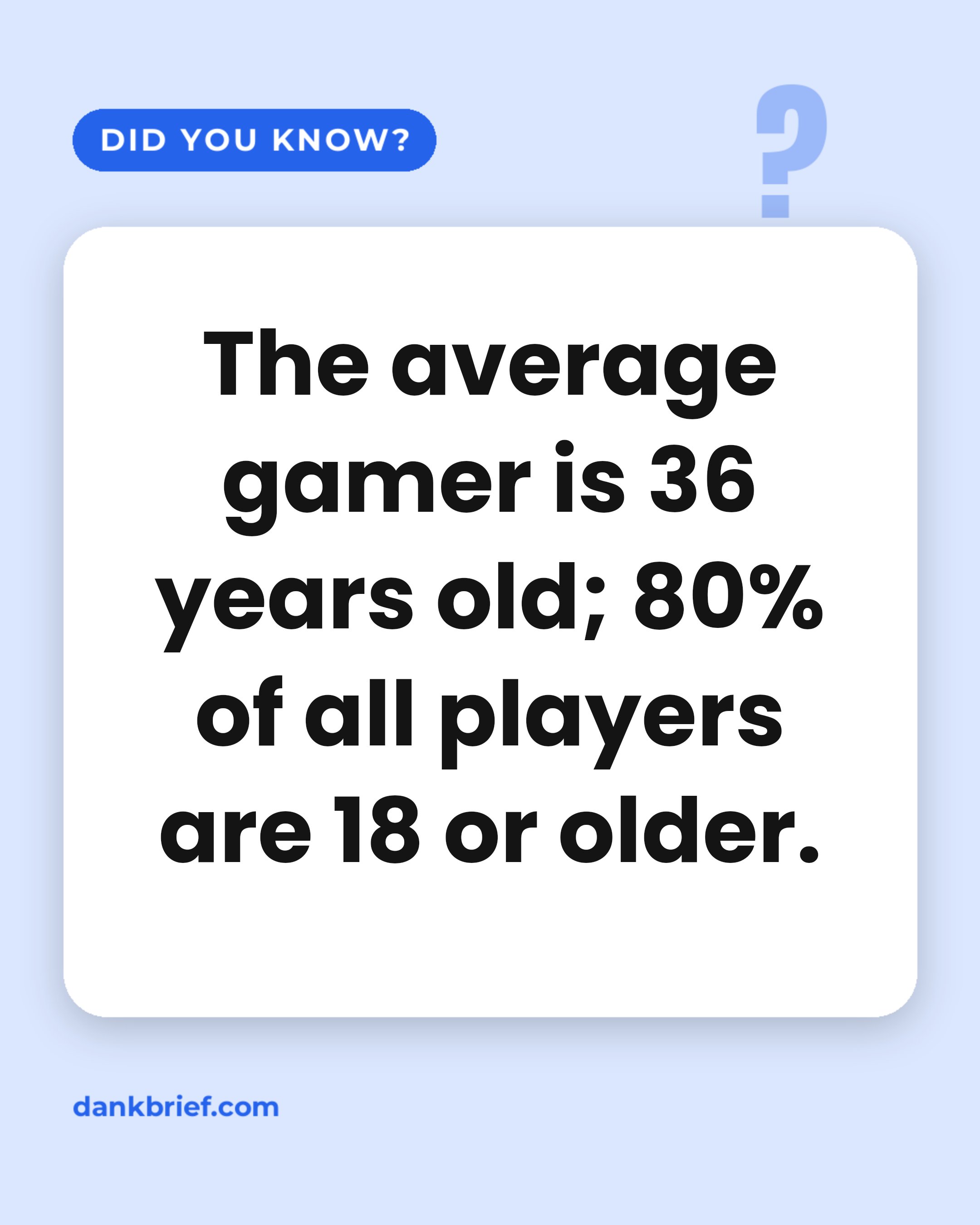 Gamers Are Older Than You Think