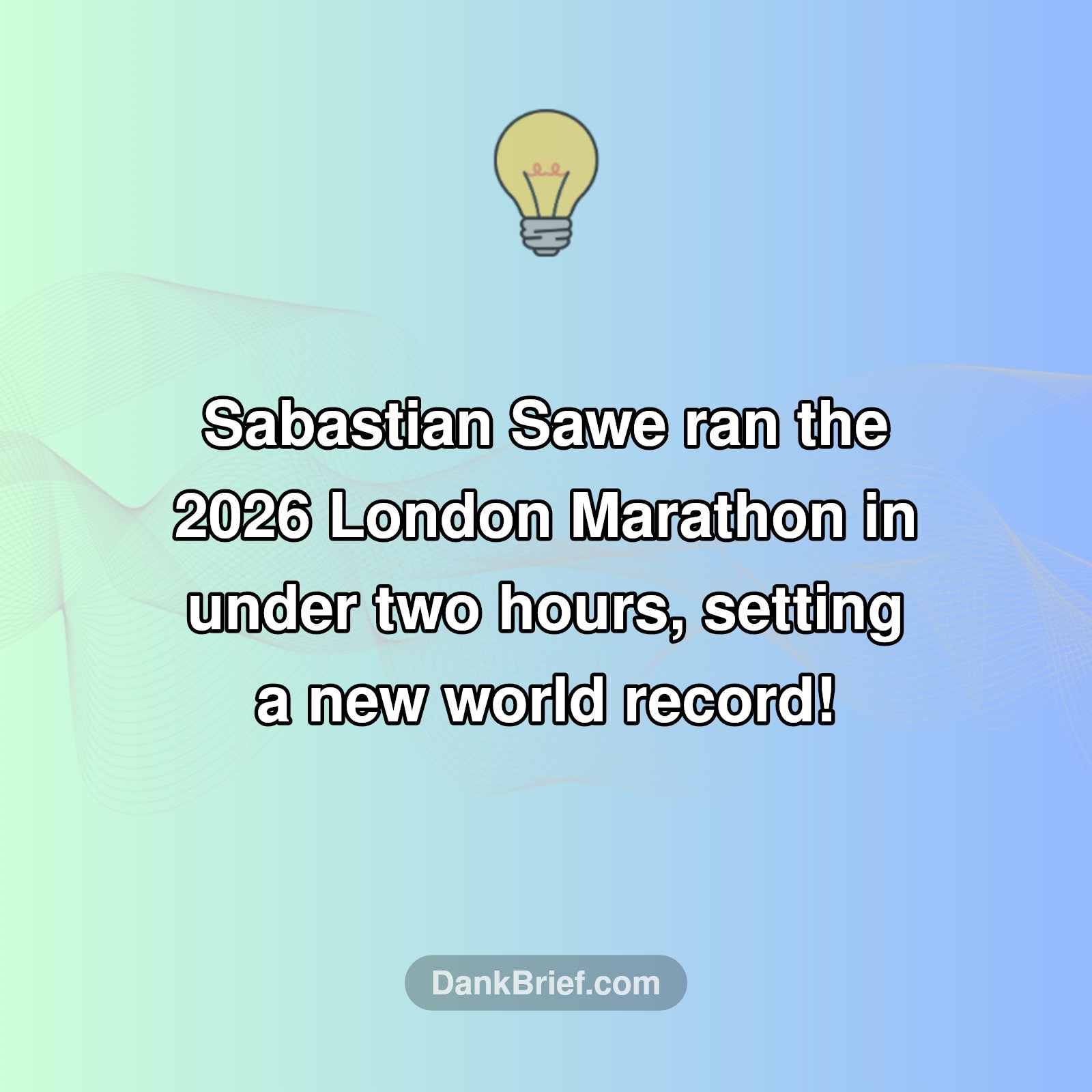 Mind-Blowing Marathon Feat
