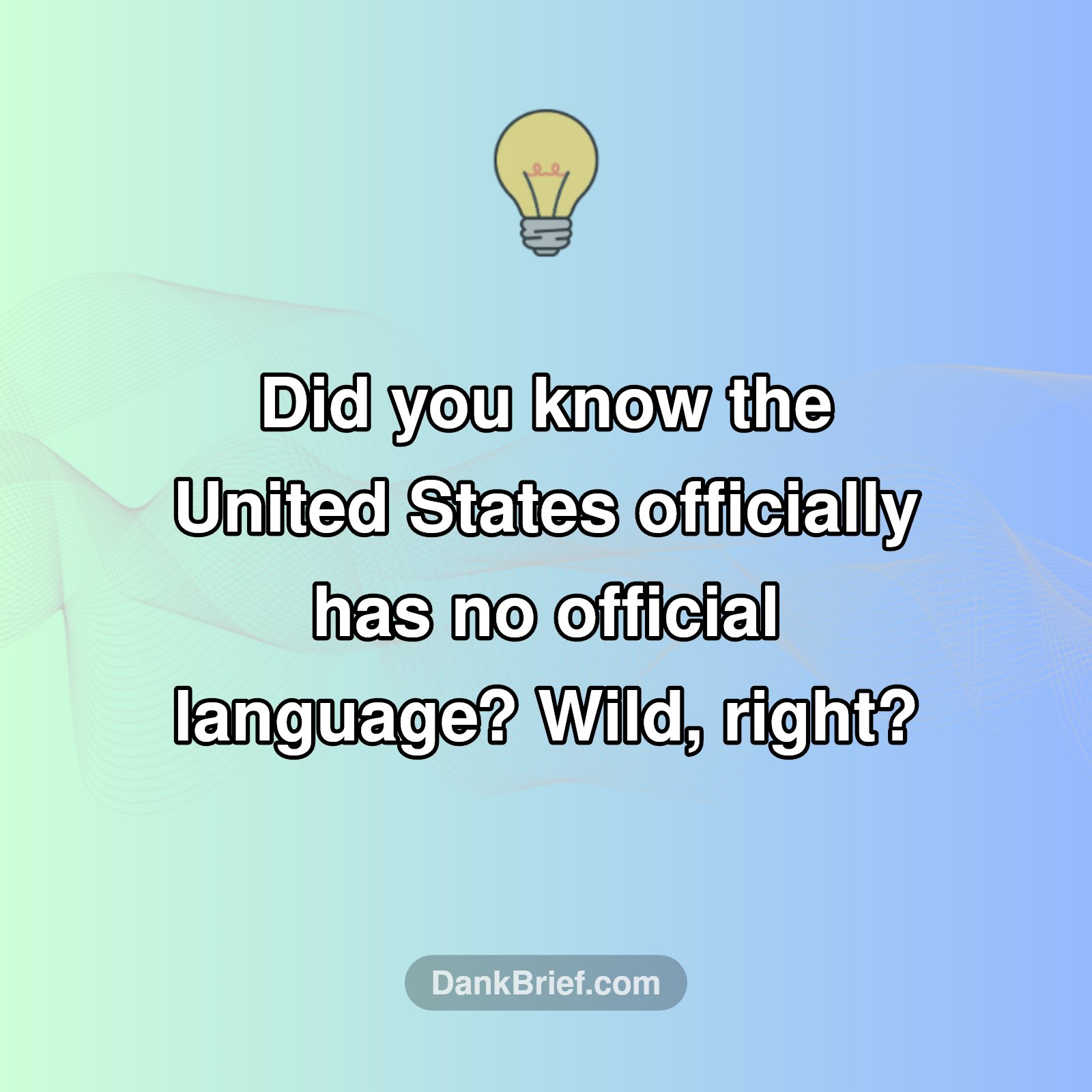 Mind Blown: US Language Fact!