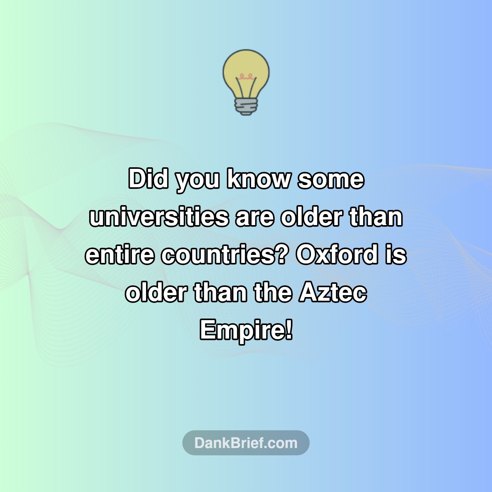 Mind-Blown Uni History!