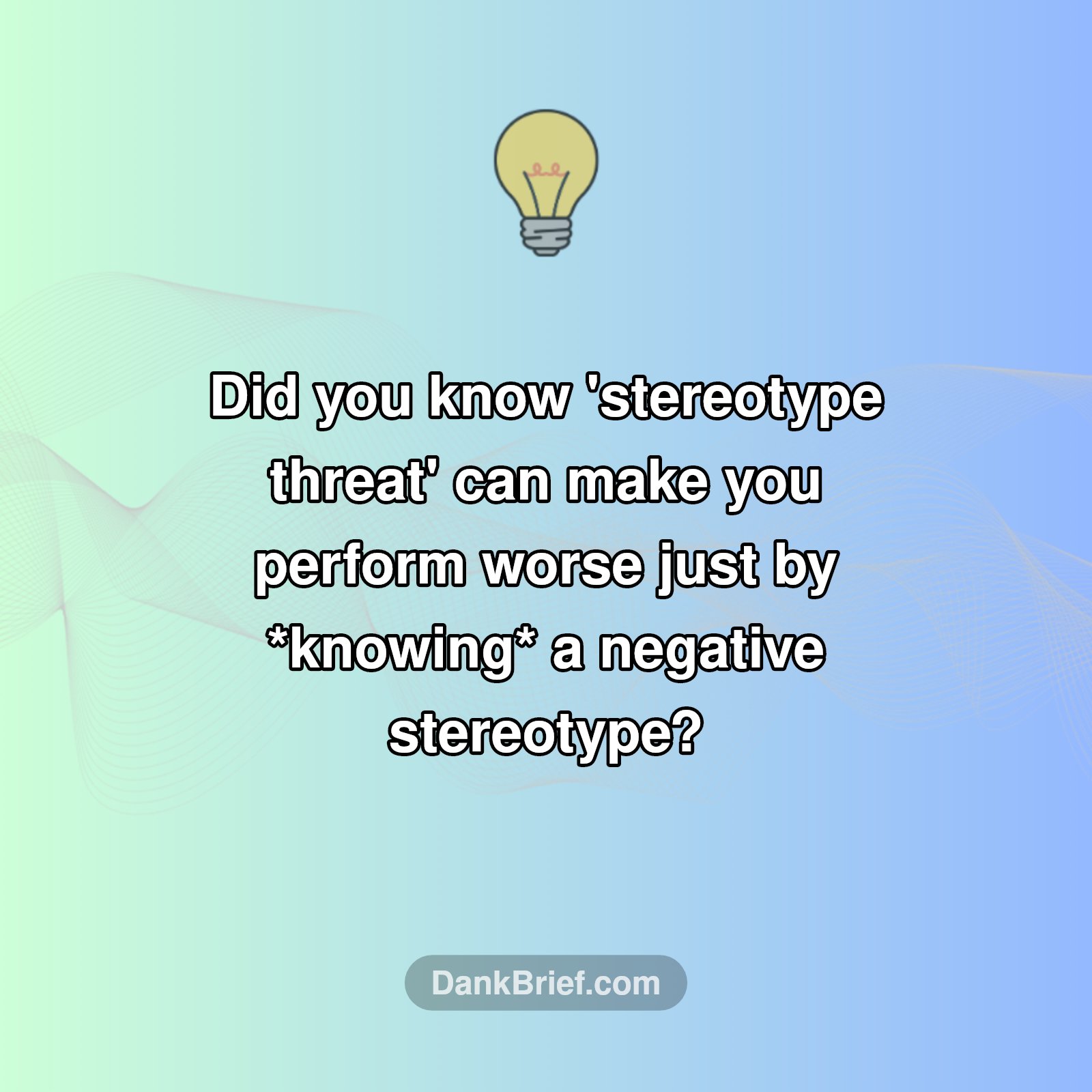 Unmasking 'Stereotype Threat'