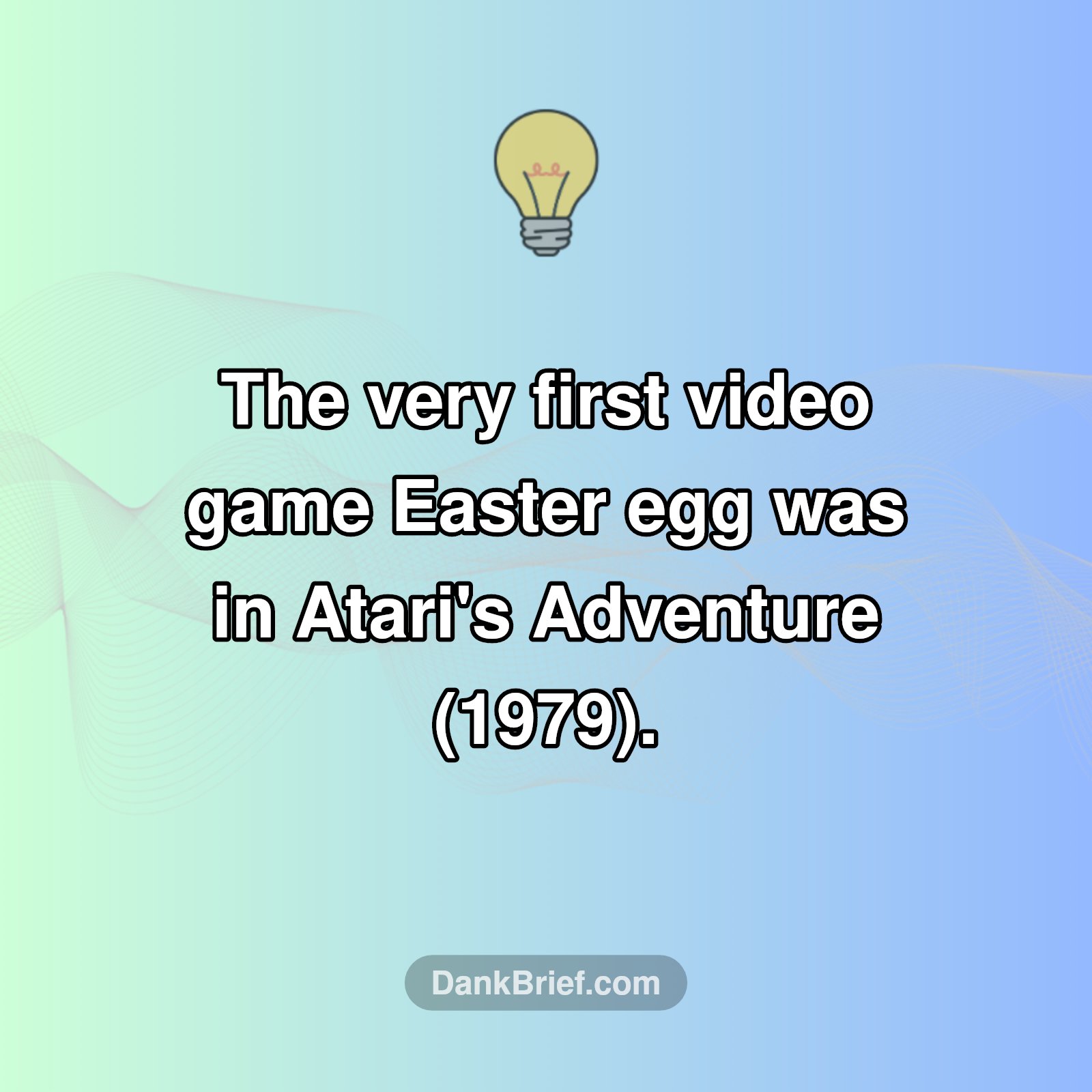 Gaming's First Secret?