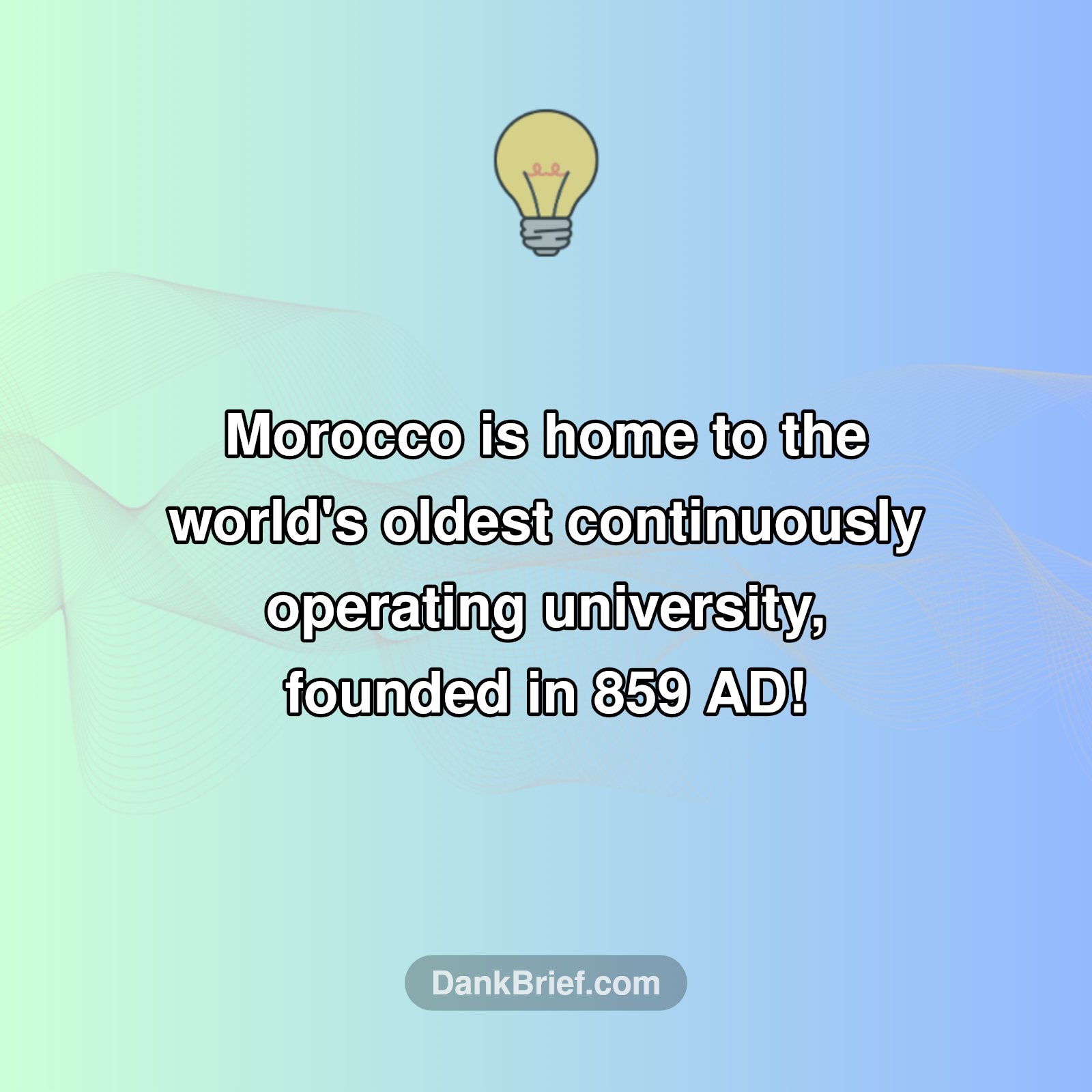 DYK: World's Oldest University is in Morocco?!