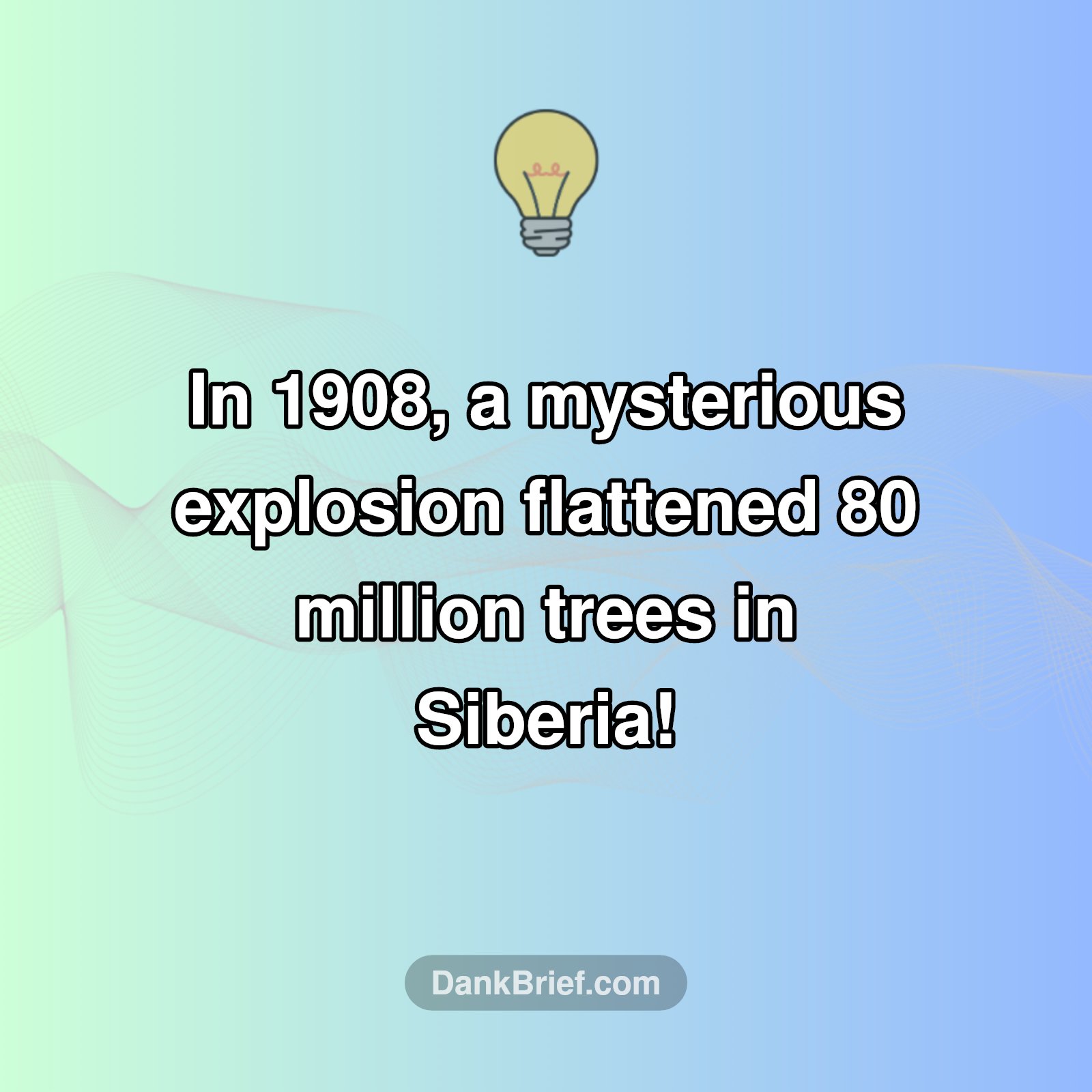 Siberia's Mystery Blast