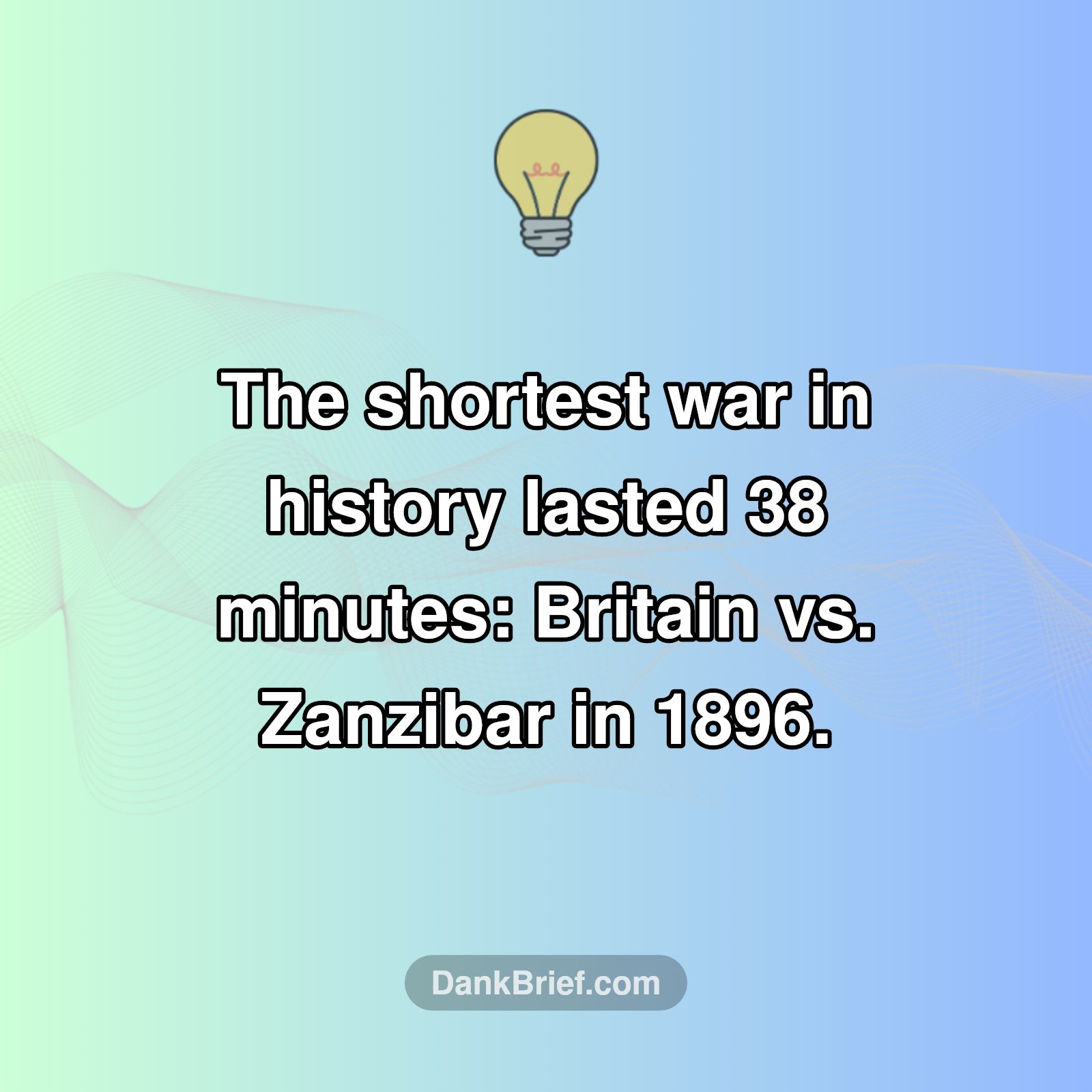 The 38-Minute War?!