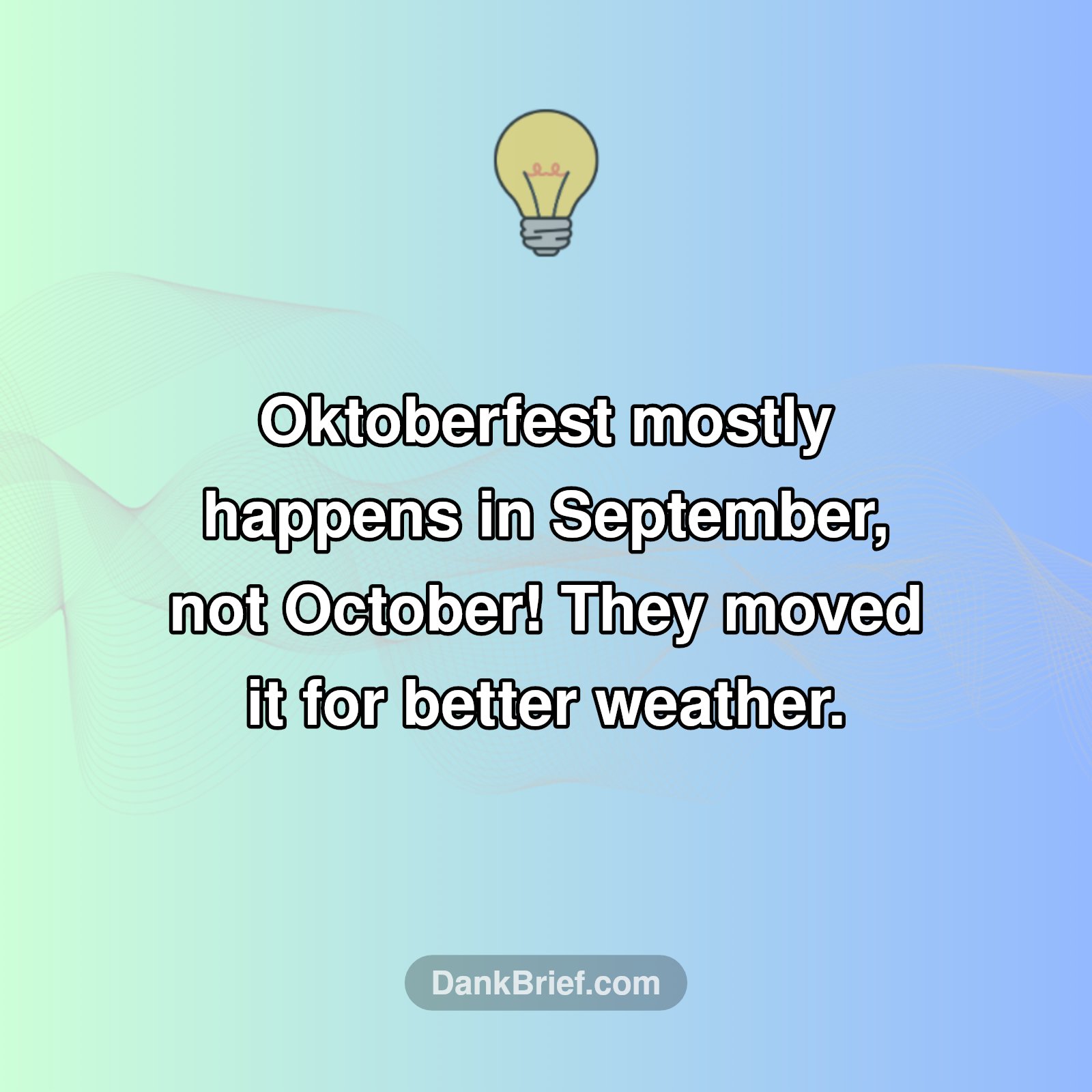 Did You Know: Oktoberfest's Secret?
