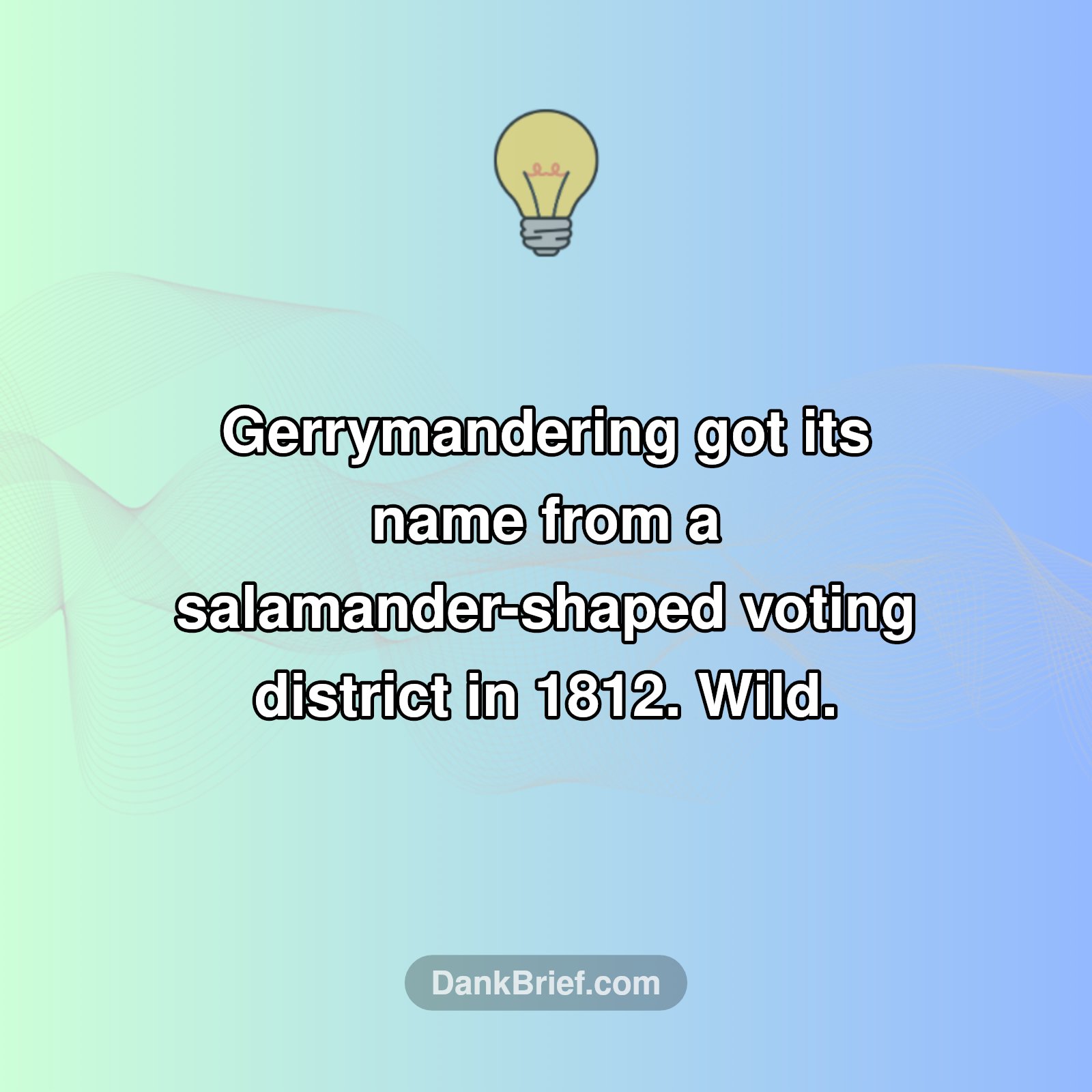 Gerrymandering's Wild Origin!