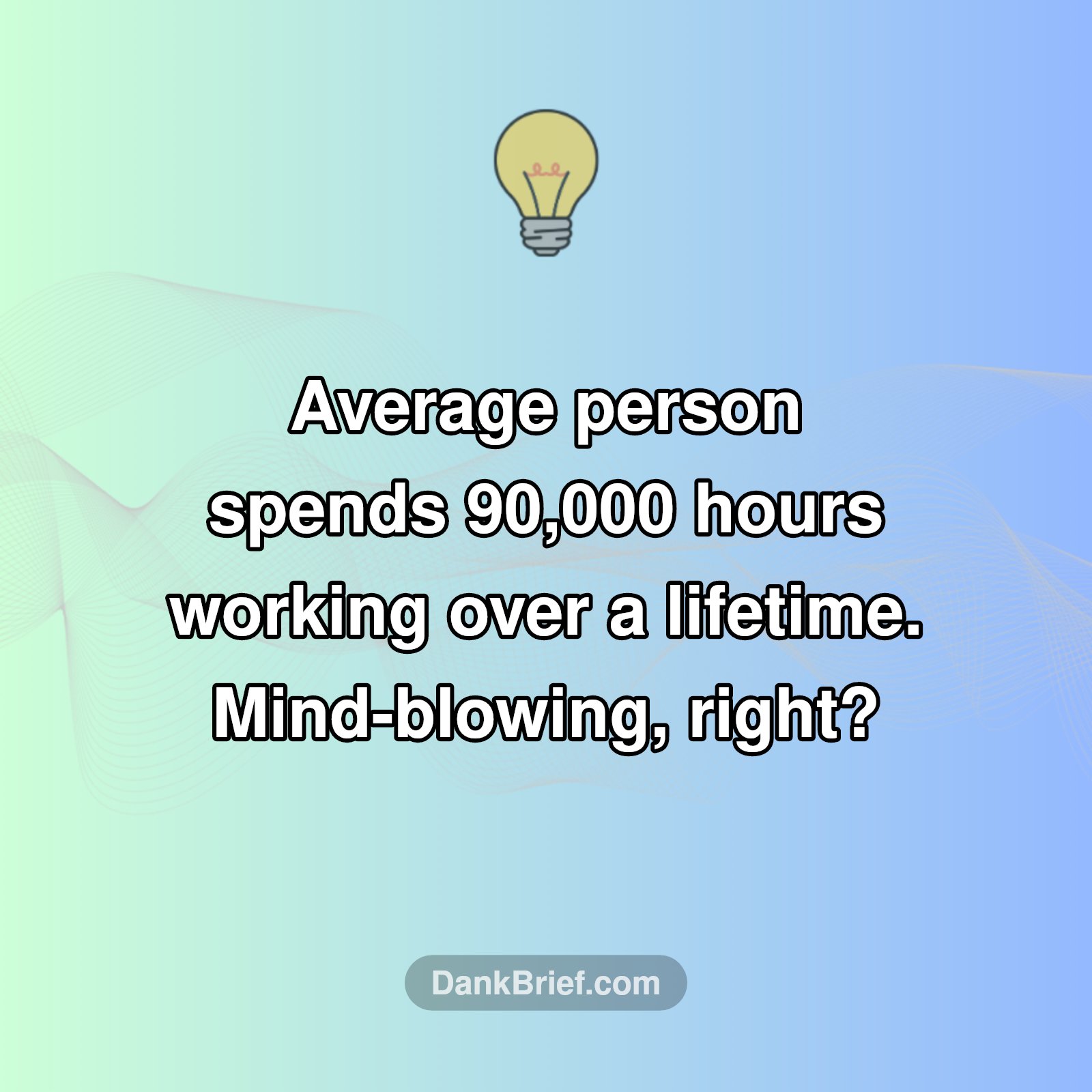 Your Lifetime at Work 🤯