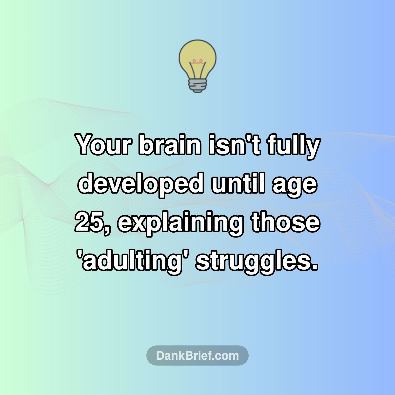 Brain's Not Fully Adult Until 25?!?