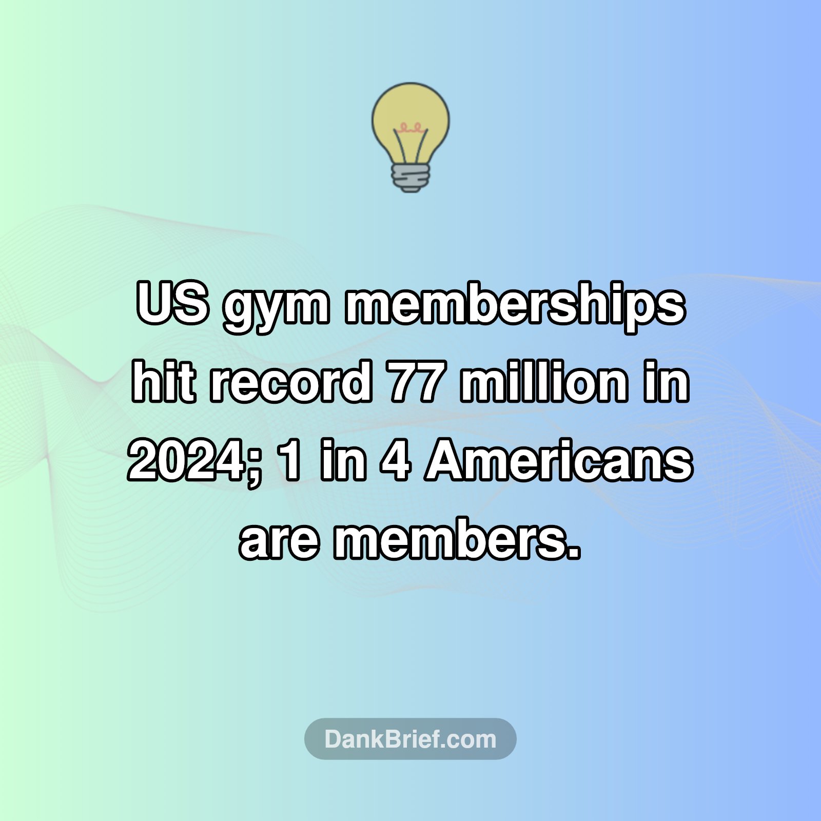 Gyms are booming!