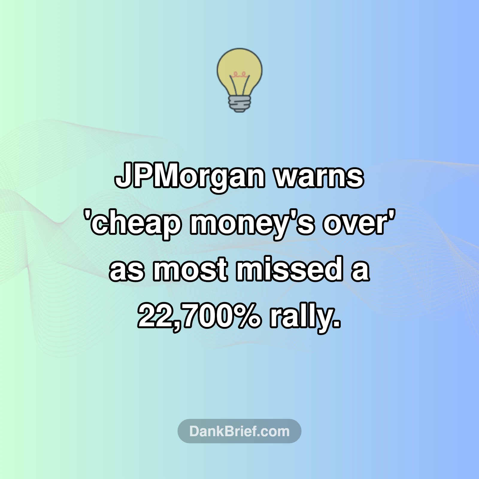 The End of Easy Money?