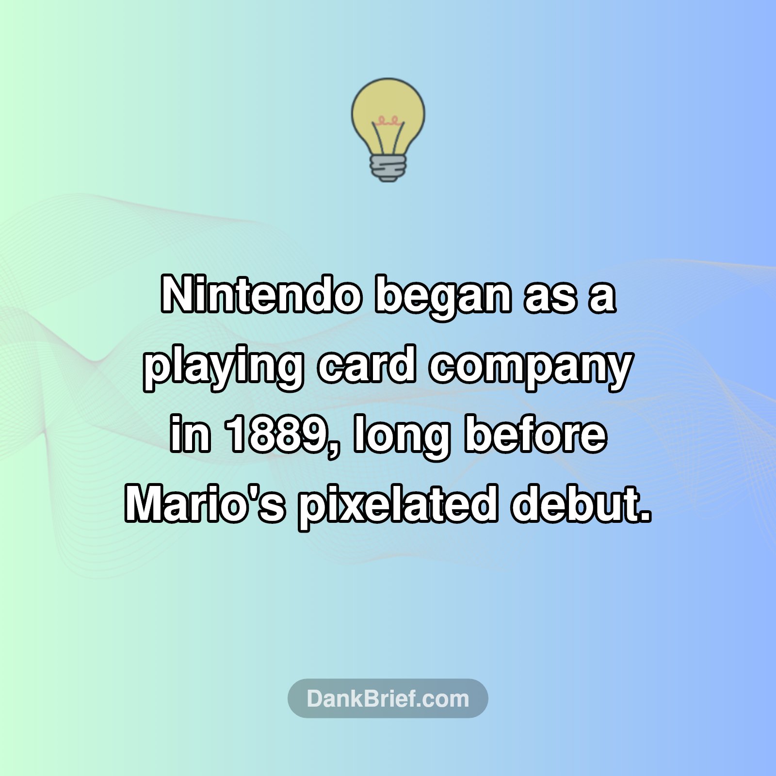 Mind BLOWN: Nintendo's OG Business?!