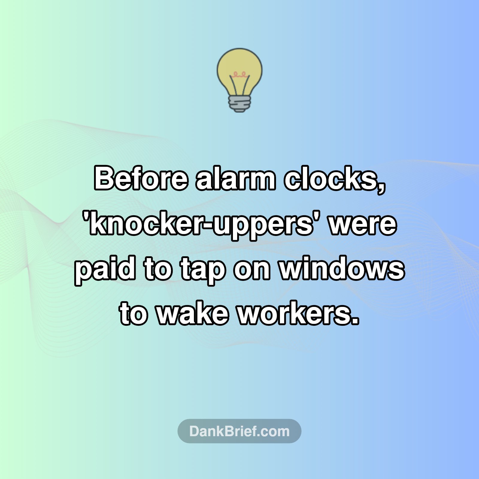 Before Alarms: The OG Wake-Up Call!