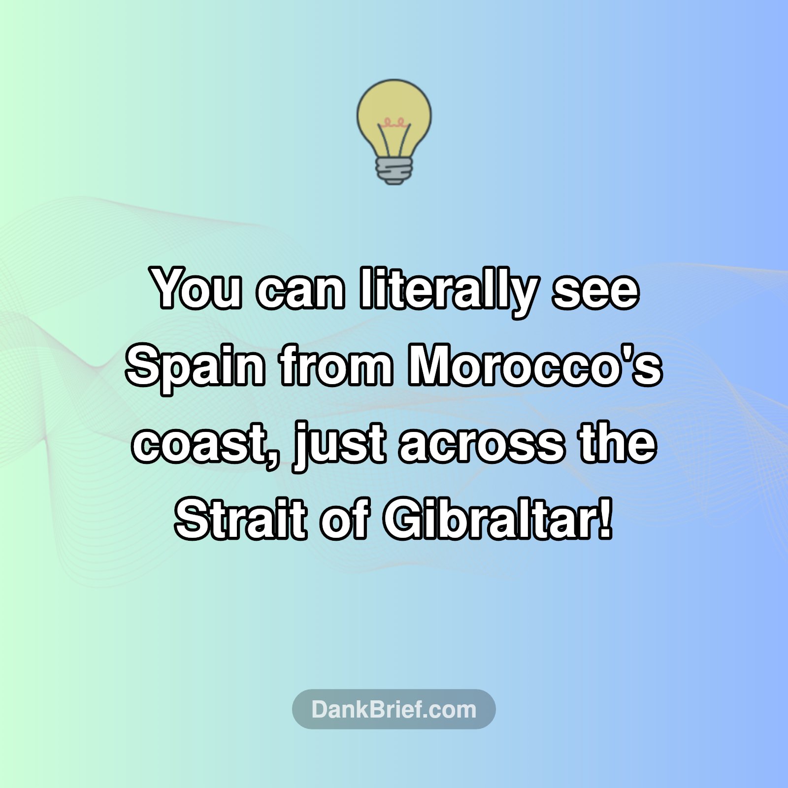 See Spain From Morocco?!