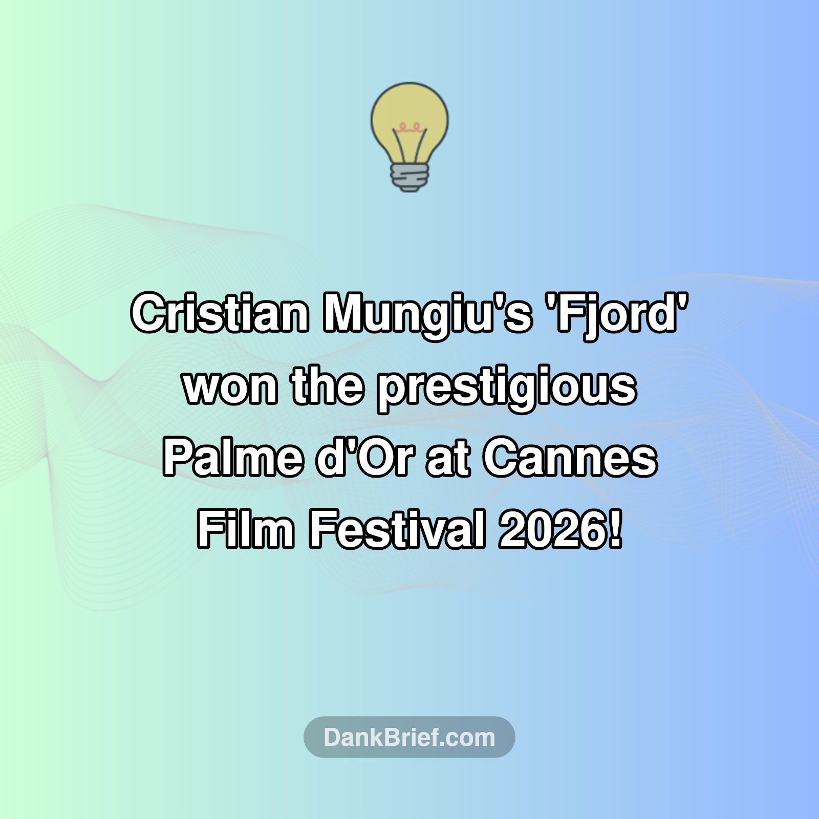 Cannes Crowns Its Champion!