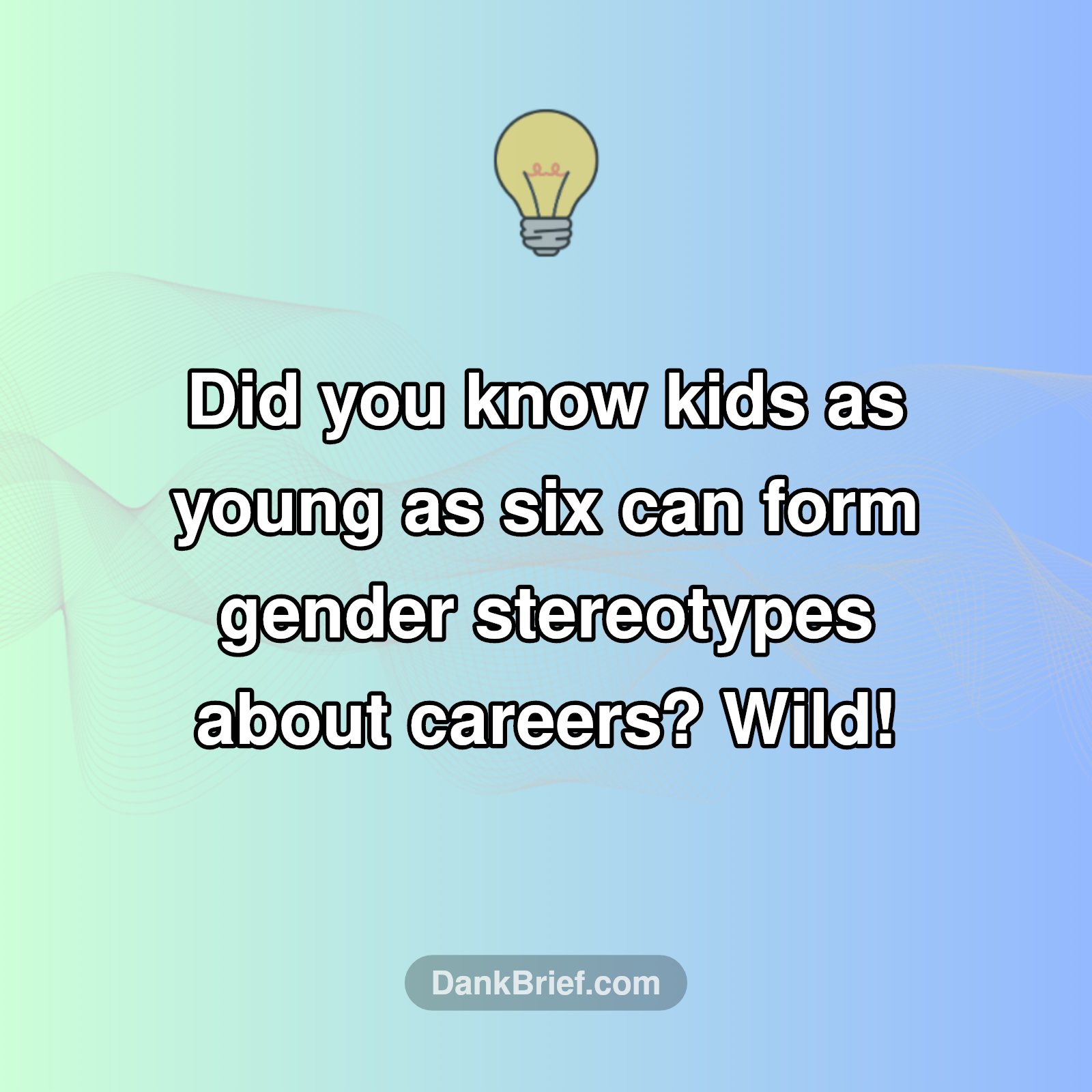 🤯 Kids Form Stereotypes Super Early!