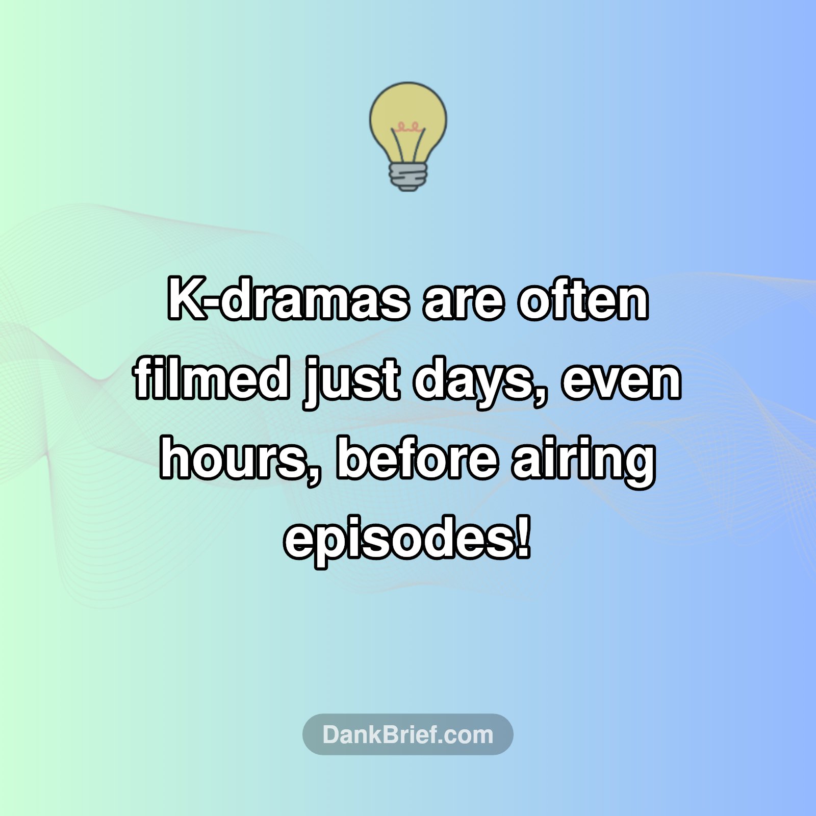 The Insane Pace of K-Drama Production!