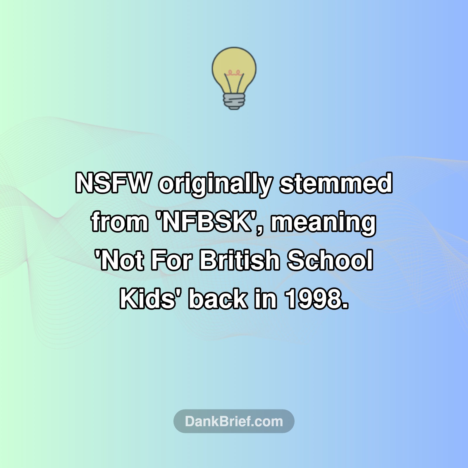 The Surprising Origin of NSFW!