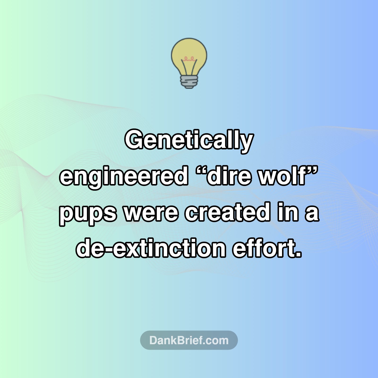 De-Extinction Breakthrough!
