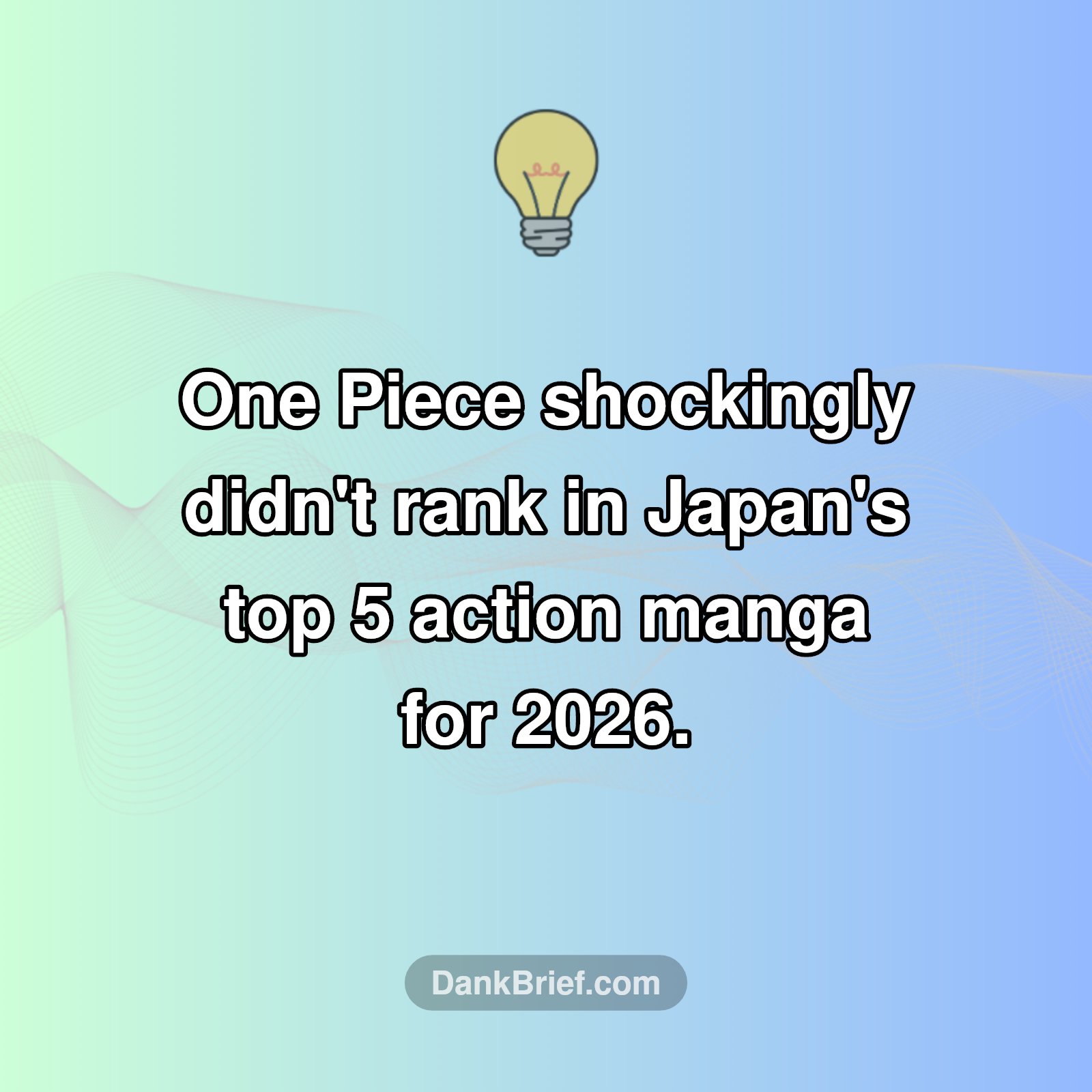 Anime Shockwaves: One Piece's Surprising Drop!