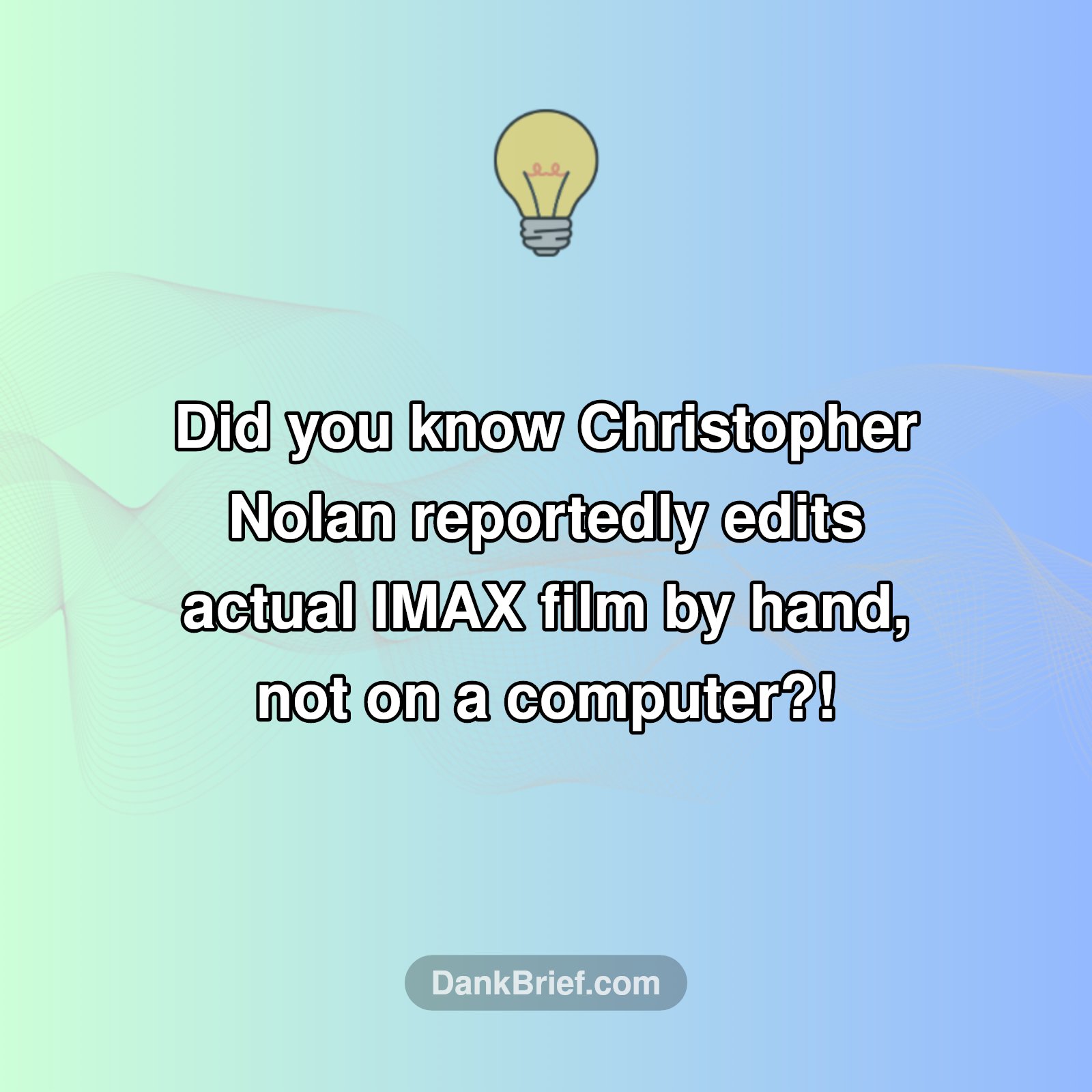 Nolan's Old-School Secret!