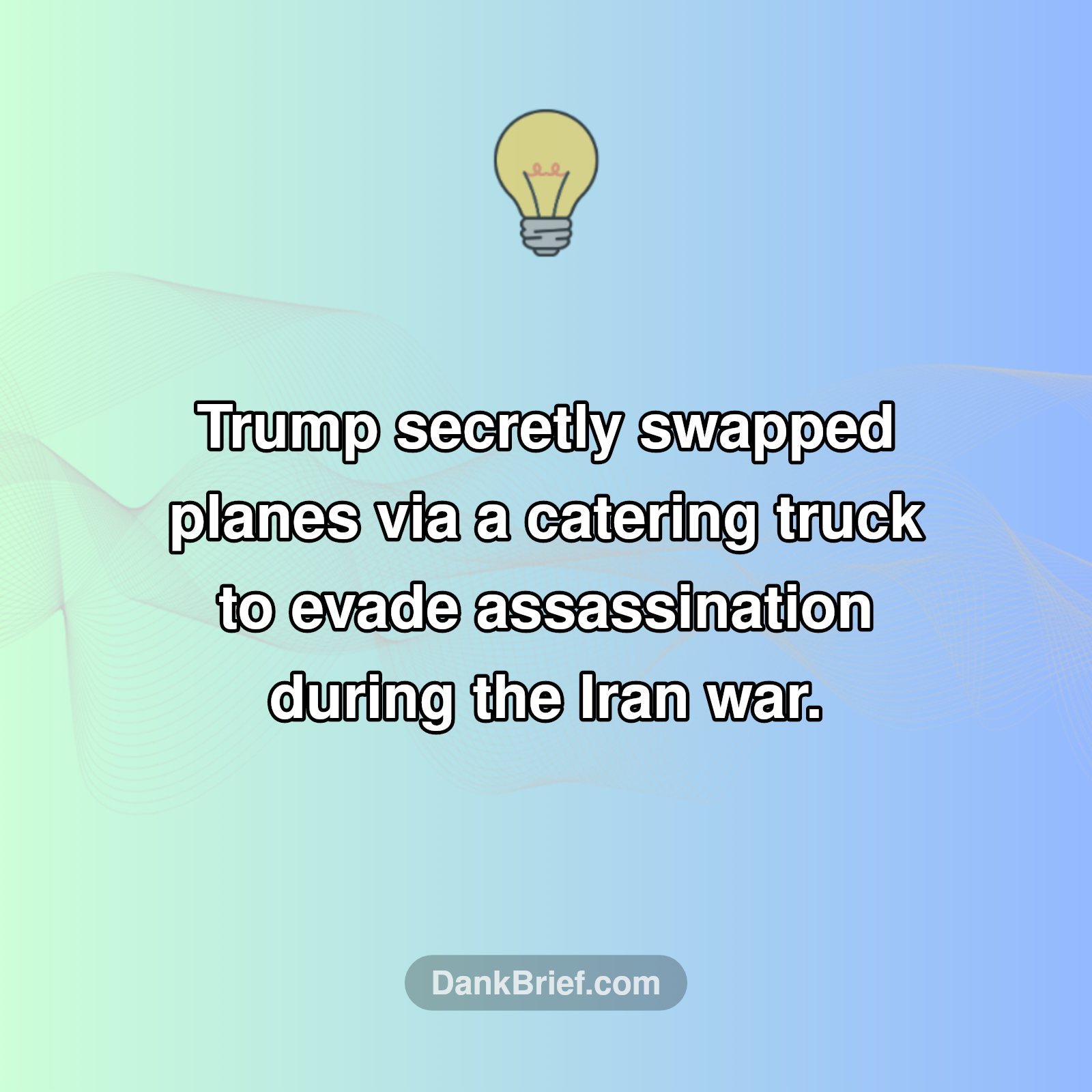 High-Stakes Travel: Trump's Secret Plane Swap