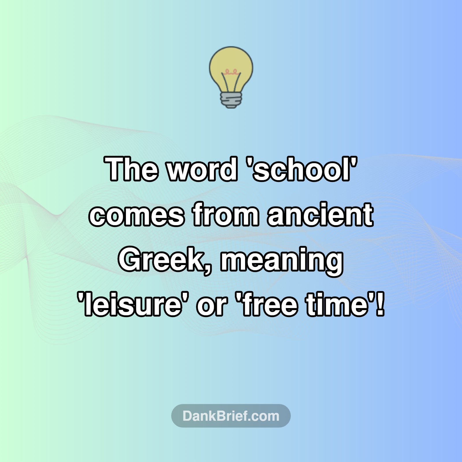 School's Secret Origin!