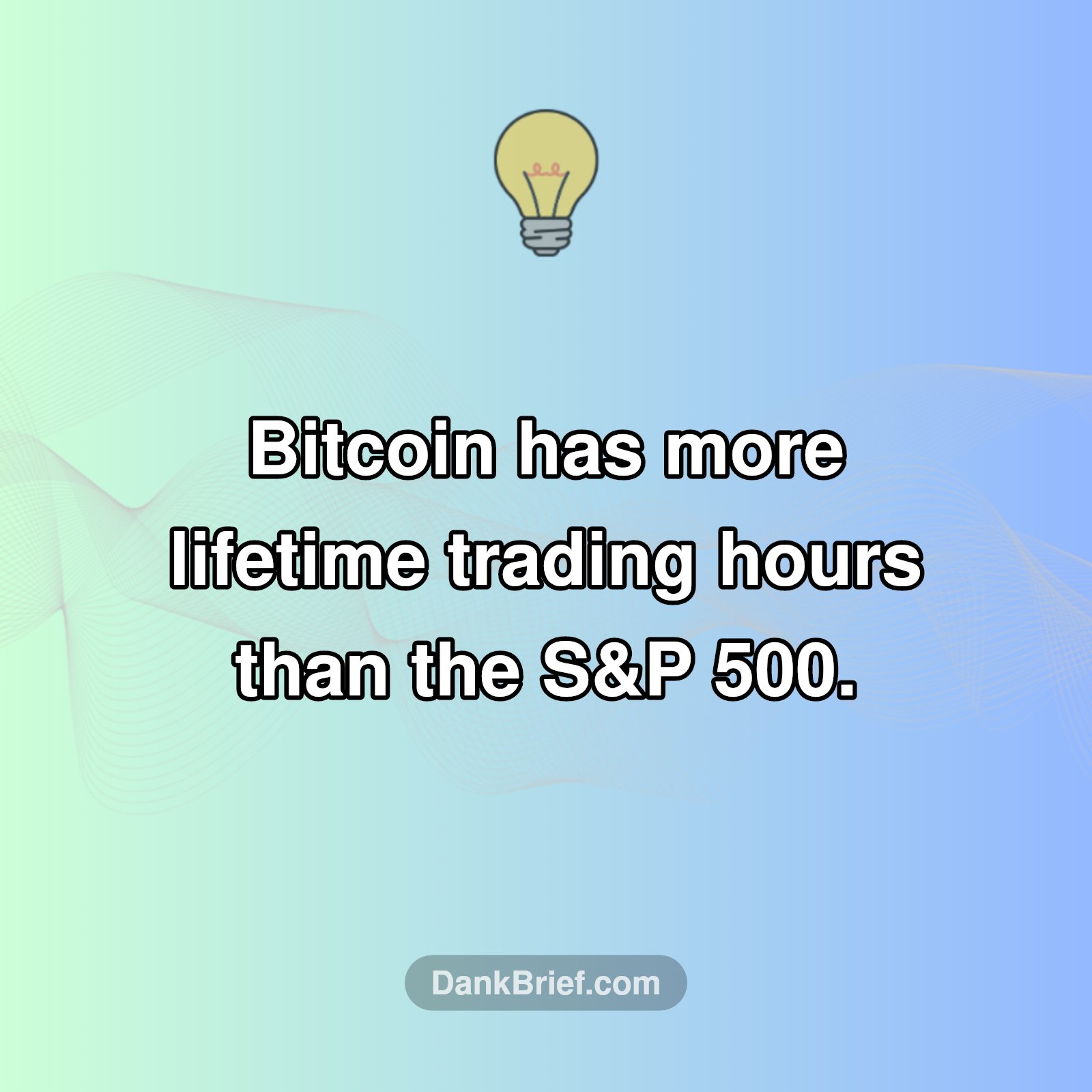 Mind Blown: Bitcoin vs. S&P 500 Trading Hours!