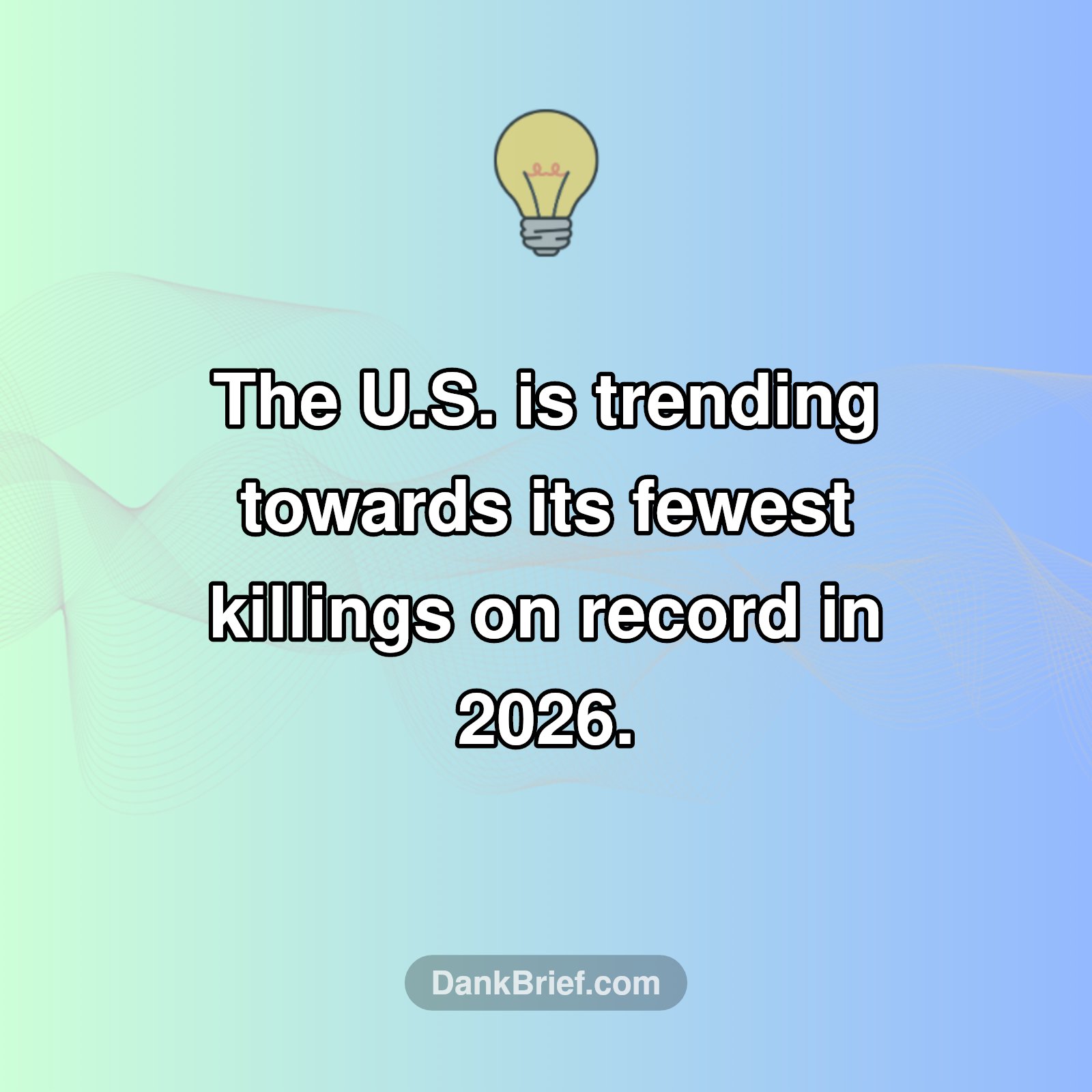 Homicide Rates Down in US