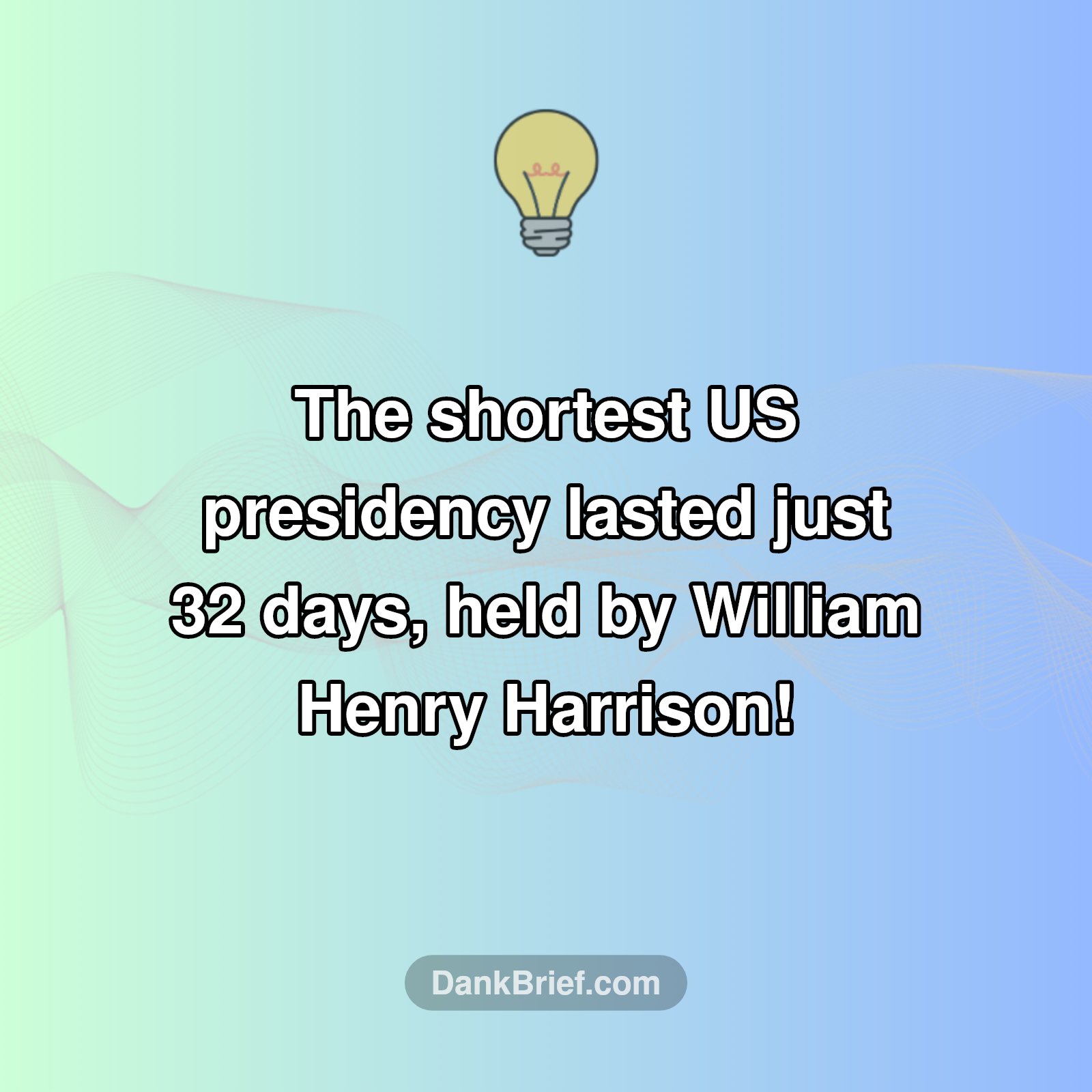 The Quickest Exit: US President lasted just 32 Days!