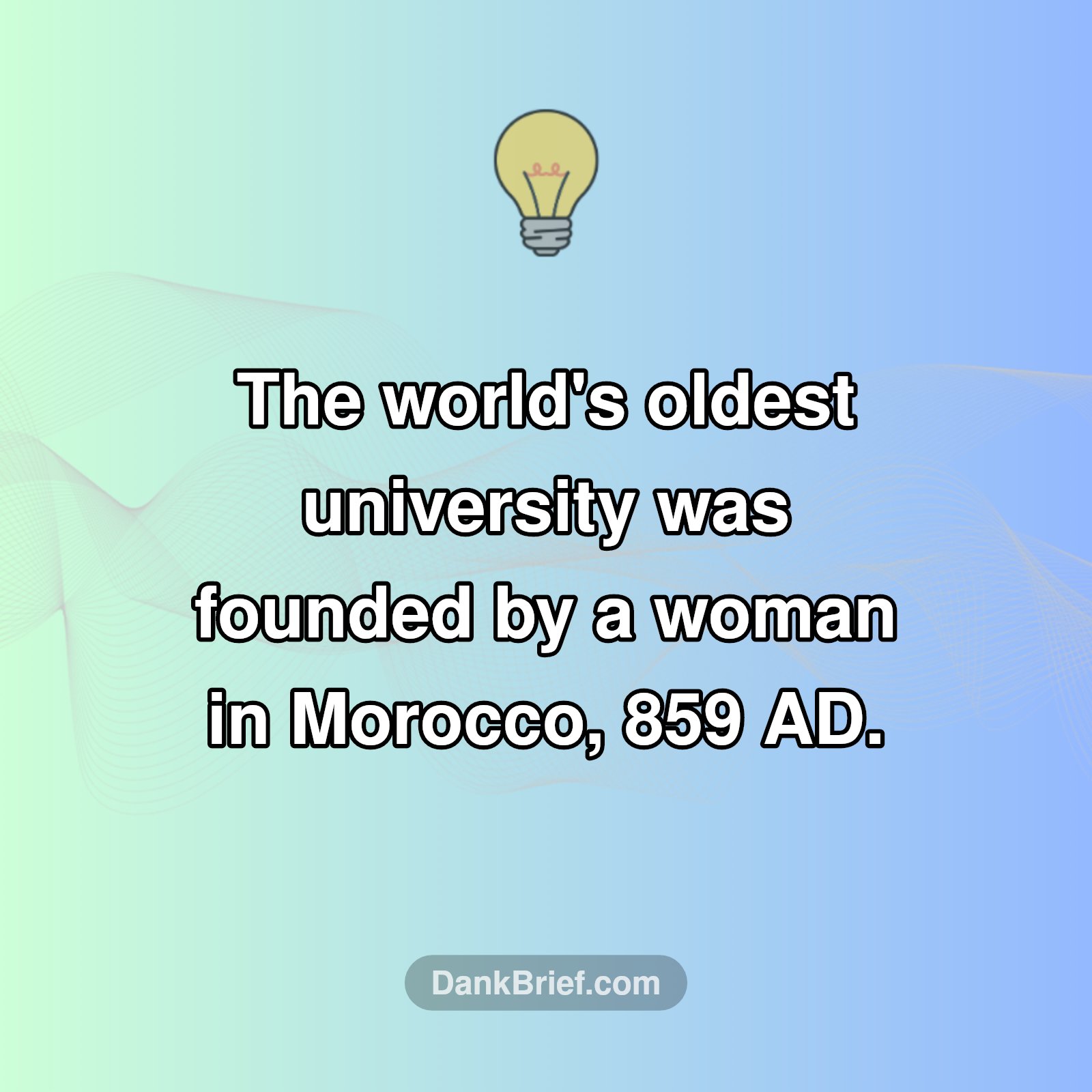 Unicorn Fact: First Uni by a Woman?!