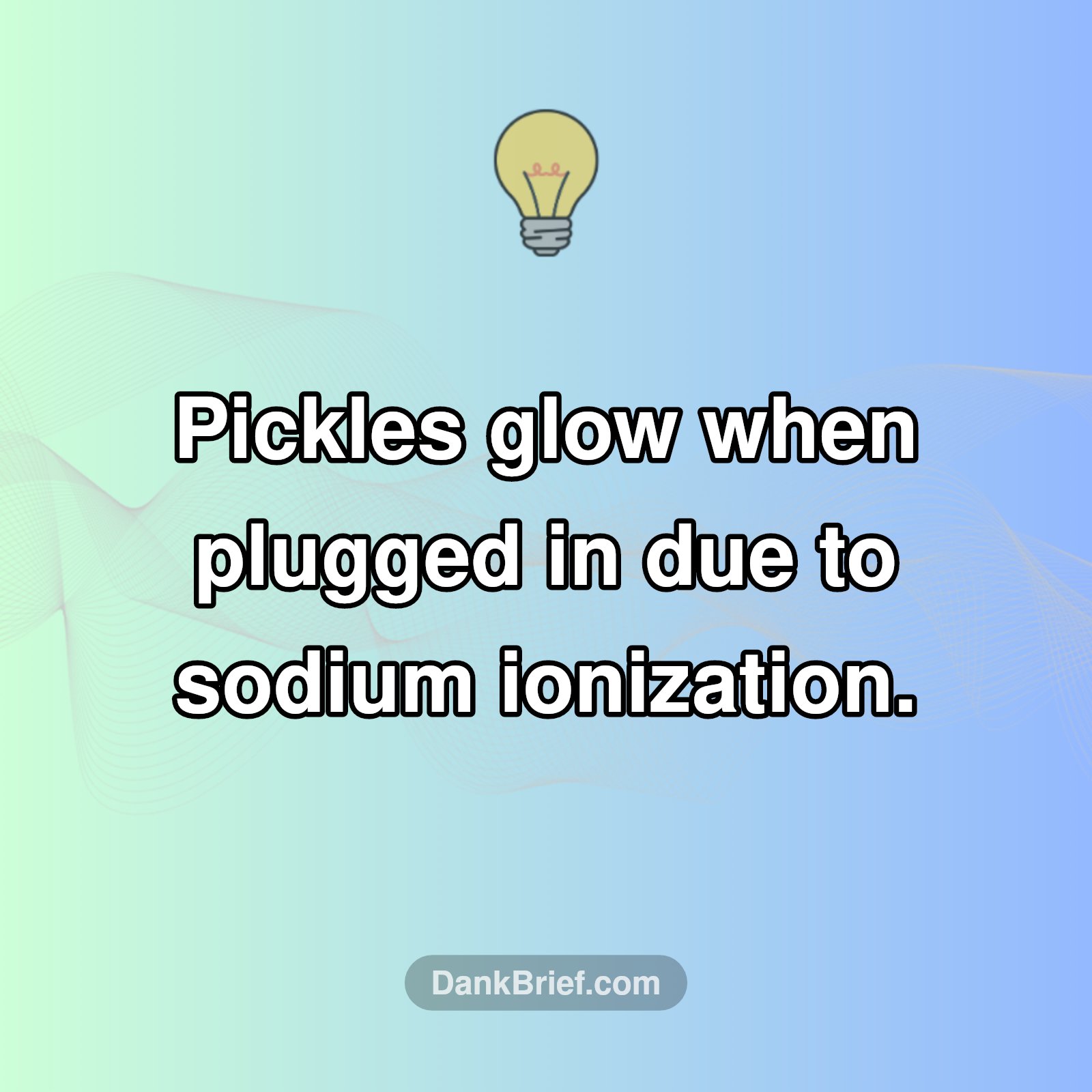 🤯 Science Says: Pickles Can Glow!