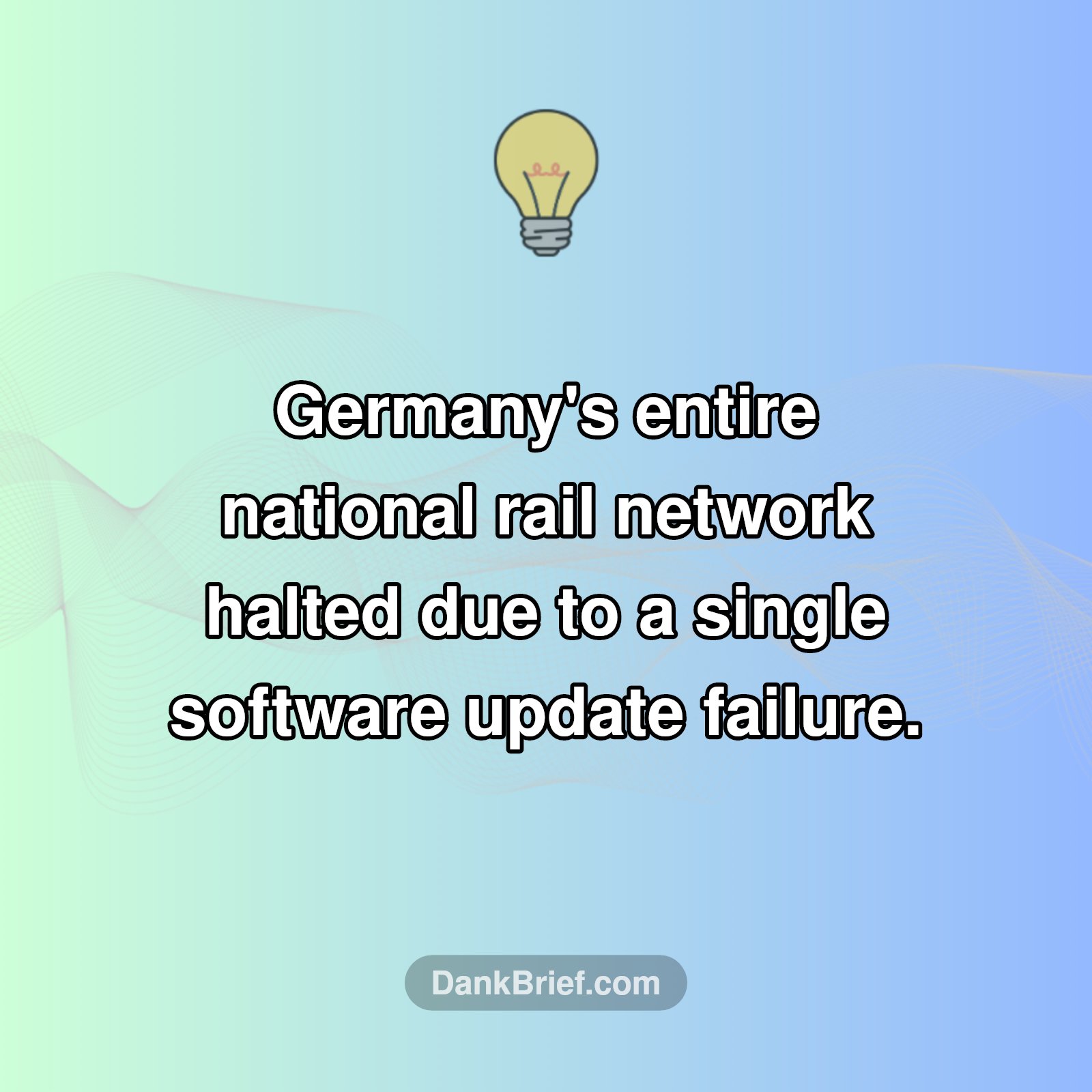 Germany's Trains: Stopped by a Software Glitch!