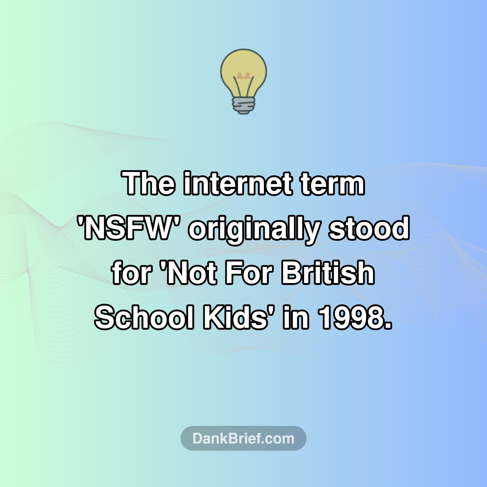 The Surprising Origin of 'NSFW'