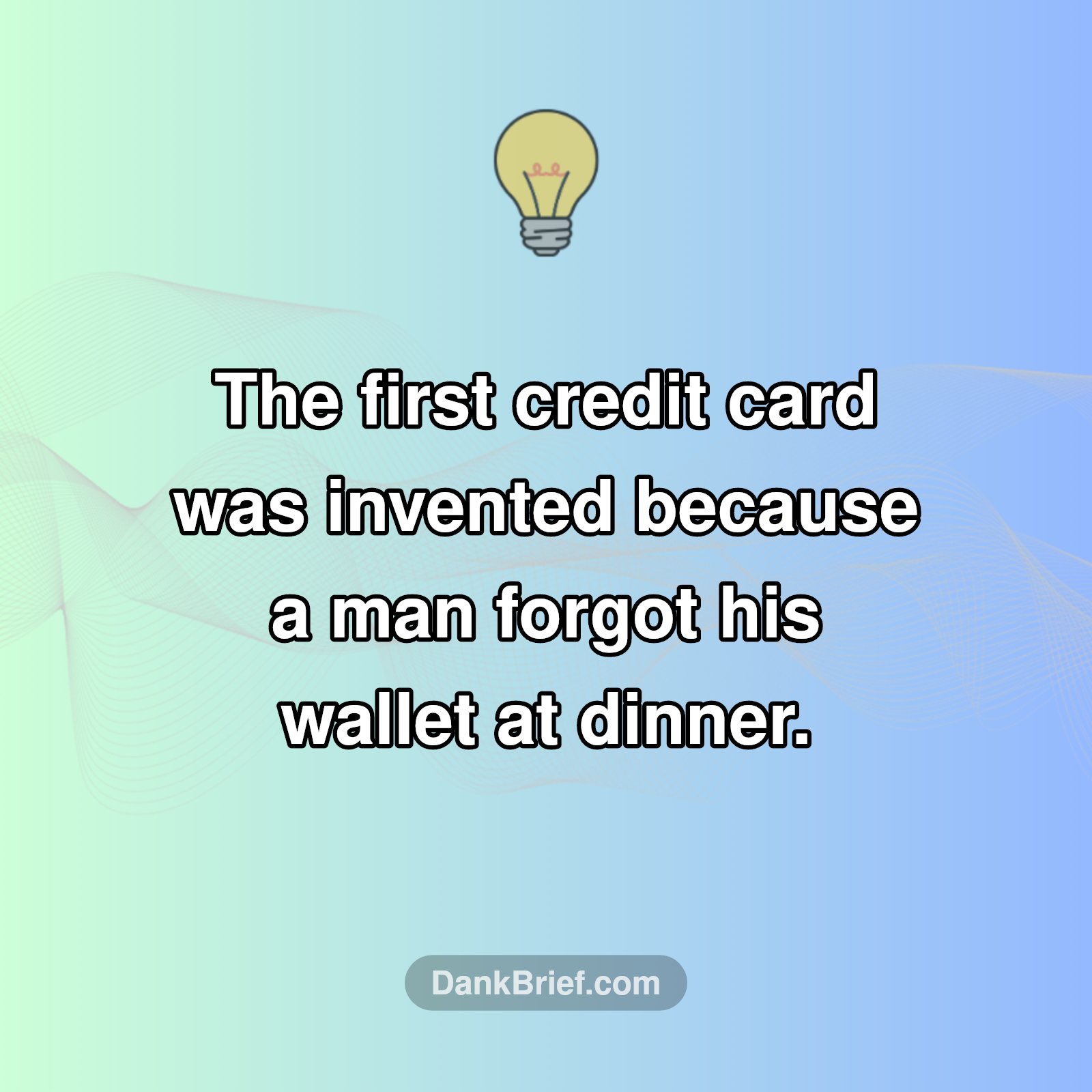 Wallet Oopsie Led To Credit Cards!