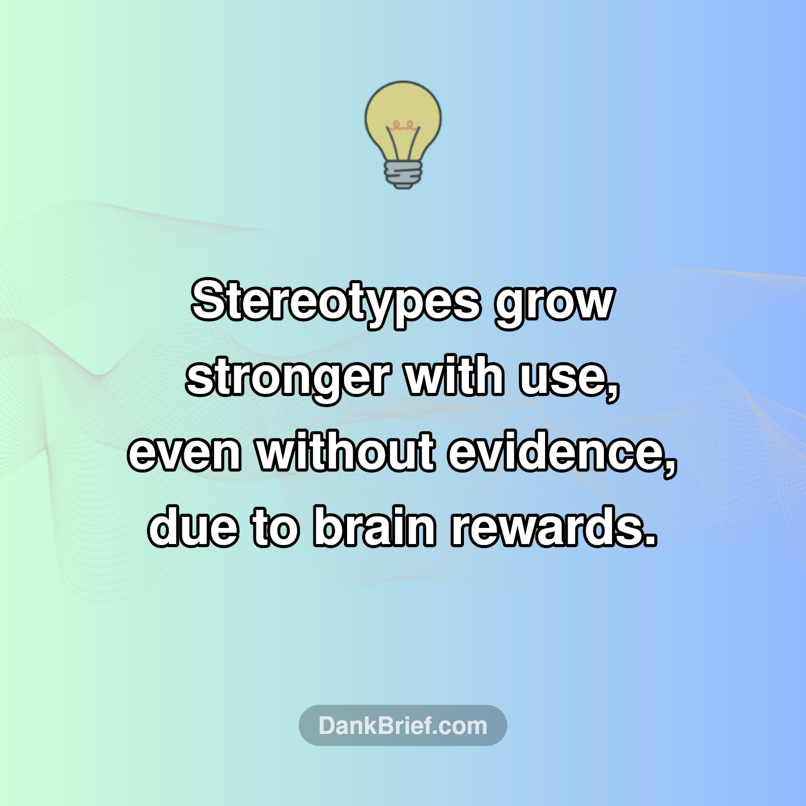 Your Brain Loves Stereotypes?