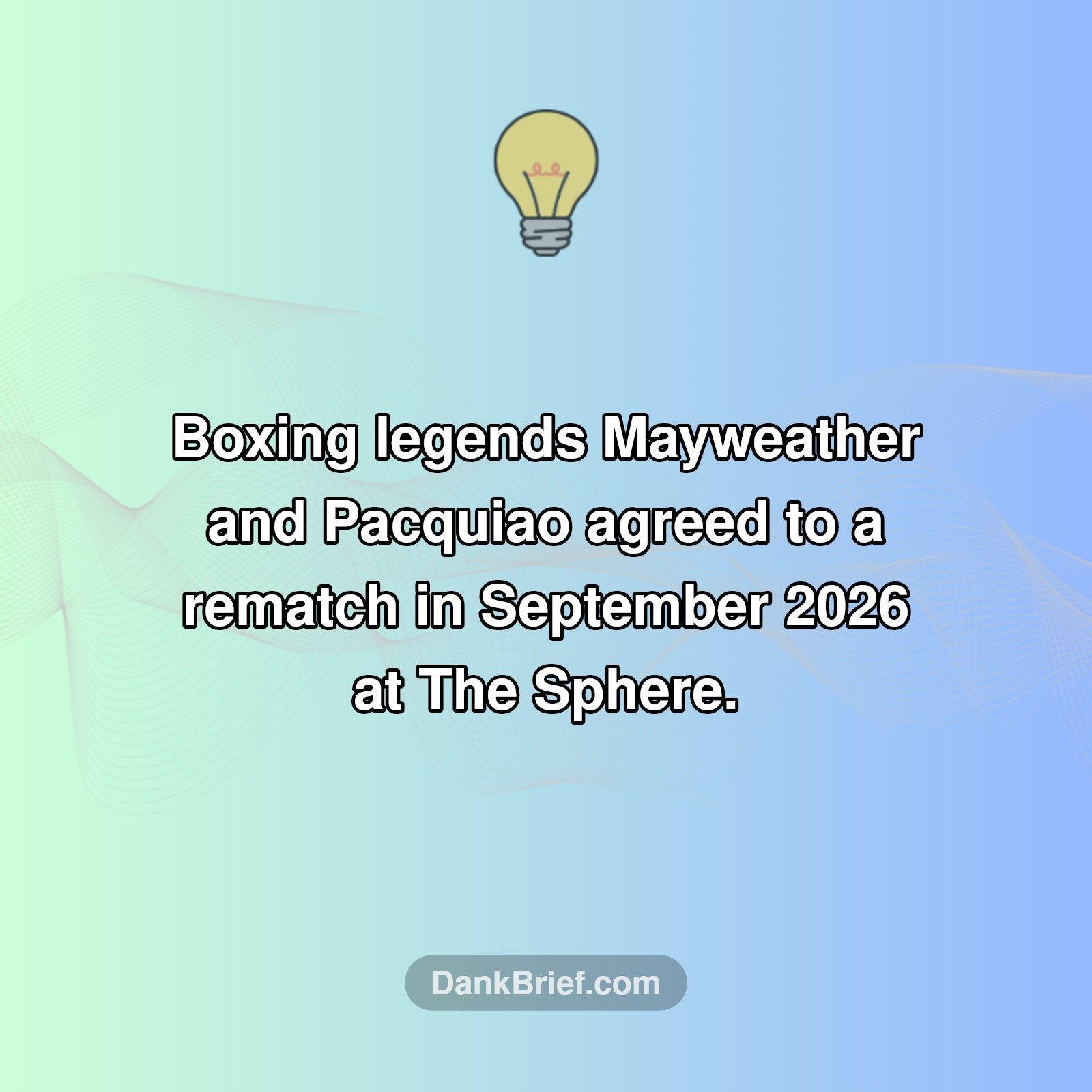 Boxing Shocker: Mayweather vs. Pacquiao II Set!
