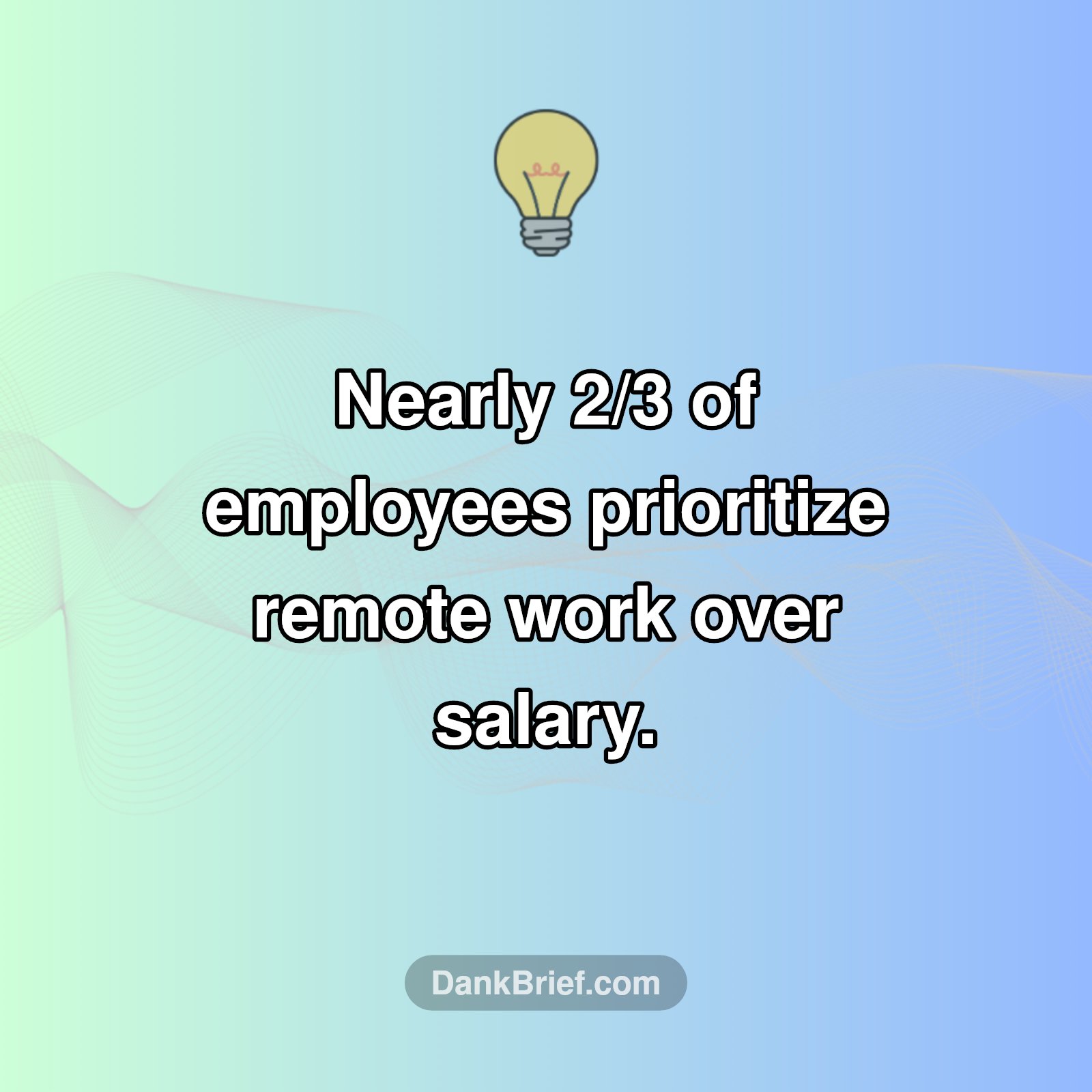 Surprising Truth: Remote Work > Money?