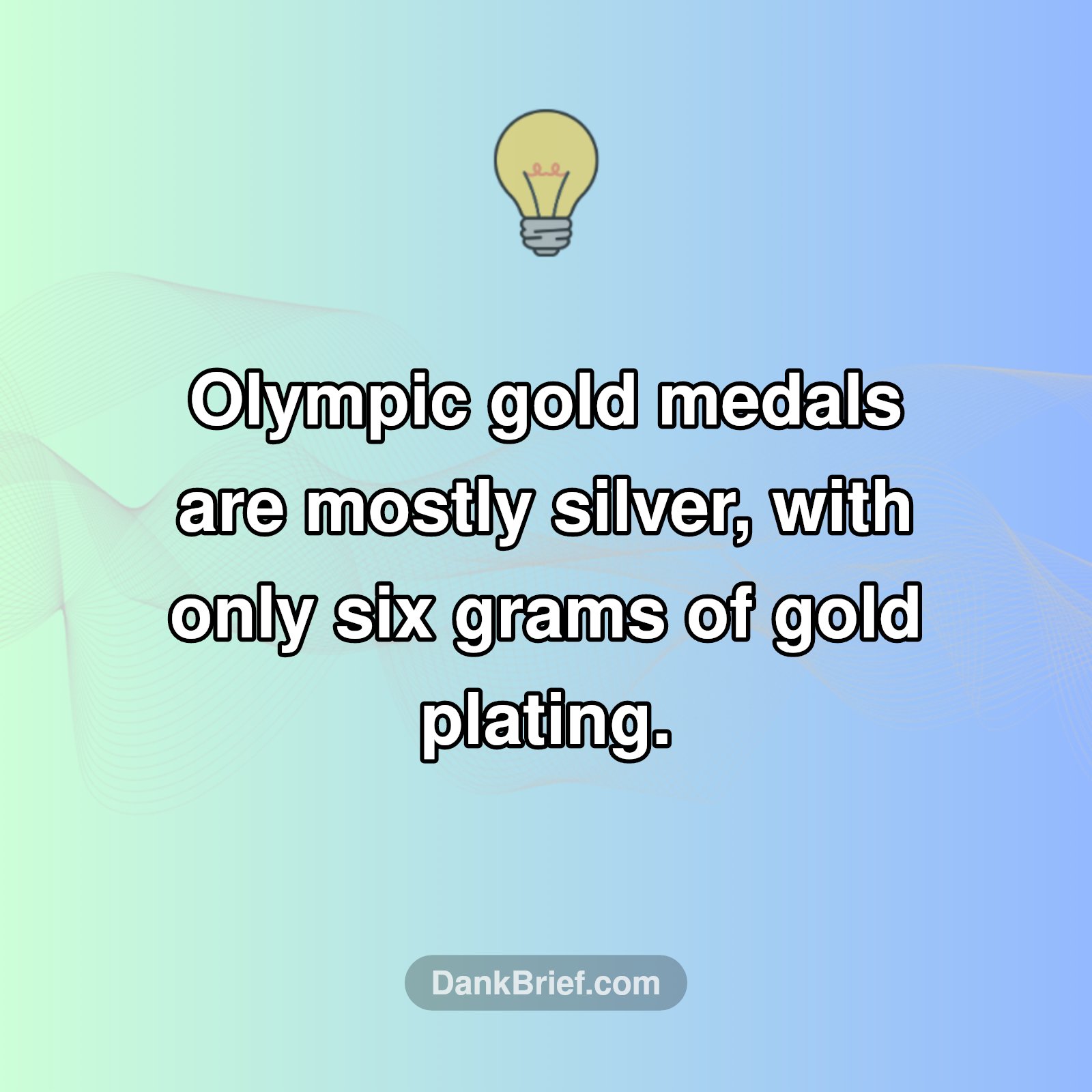 Olympic Gold: Not What You Think