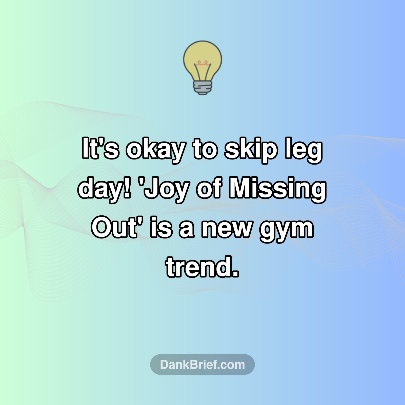 Gym Trends: Skip the Guilt!
