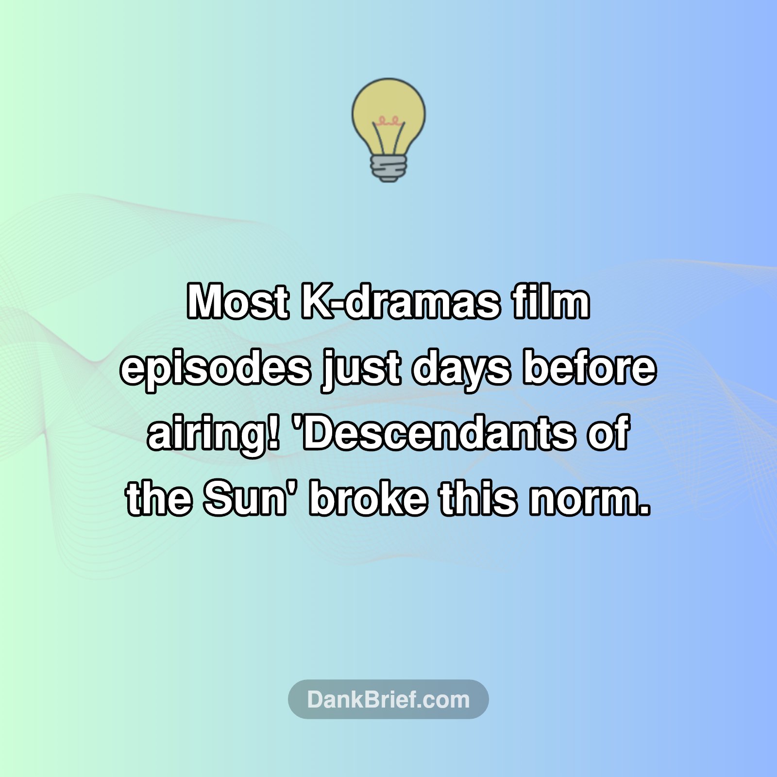 Mind Blown: K-Drama Fact!