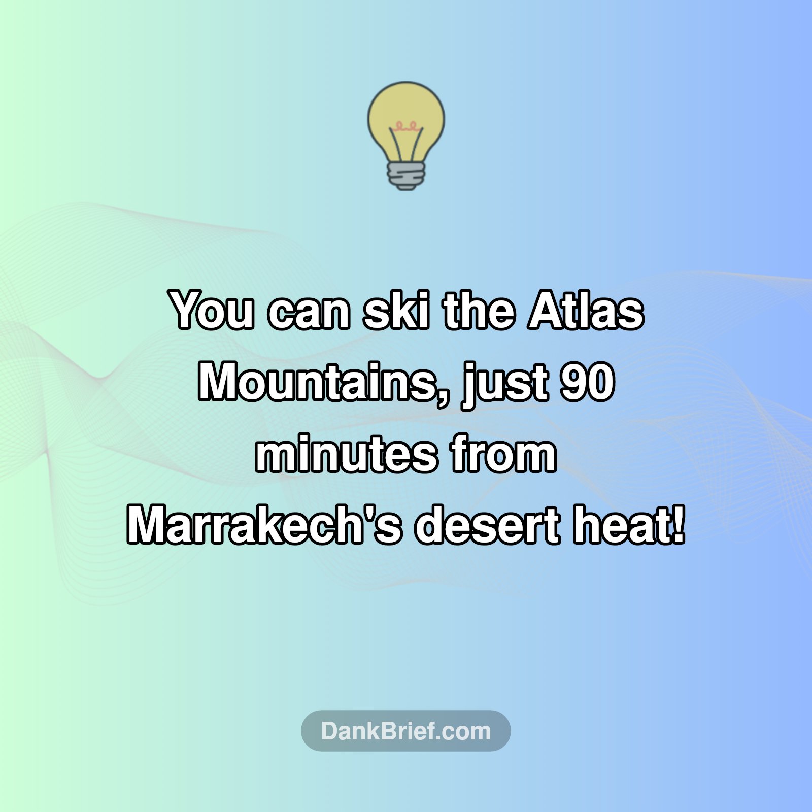 Desert to Slopes: Morocco's Unexpected Winter Wonderland!