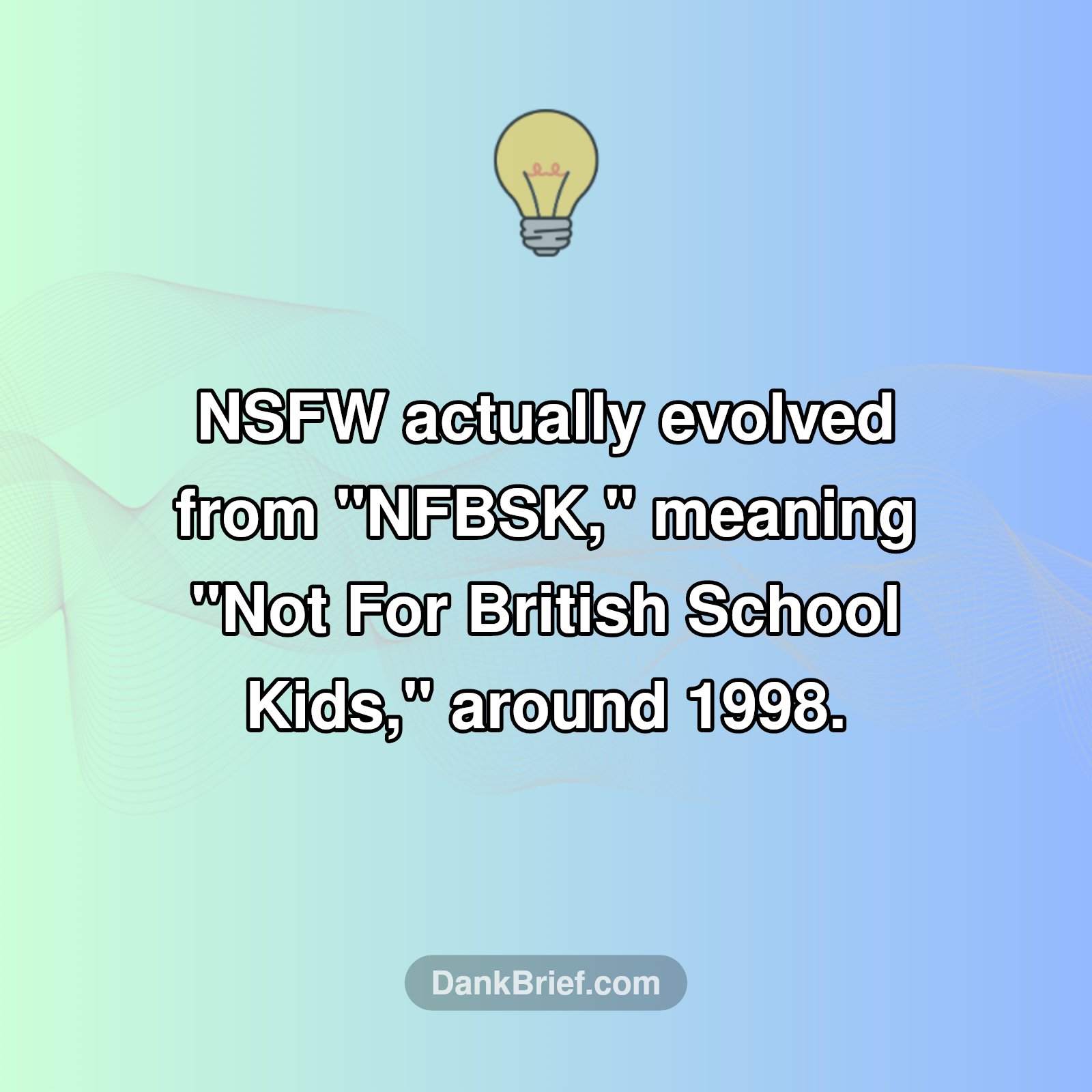 The Surprising Origin of 'NSFW'