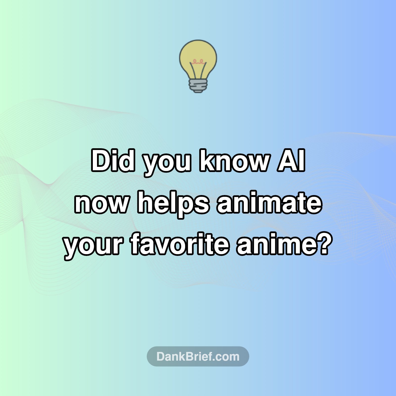 Anime's AI Revolution!