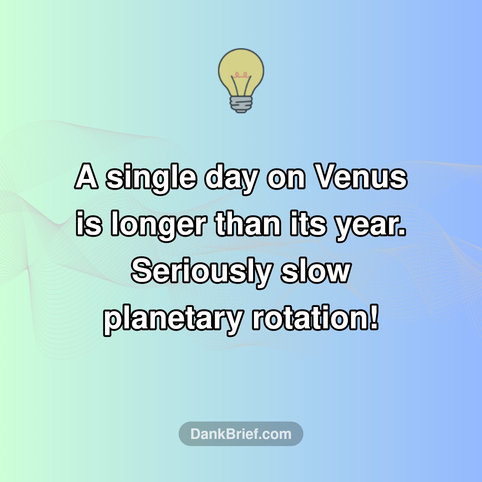 Venus's Wild Time Warp!