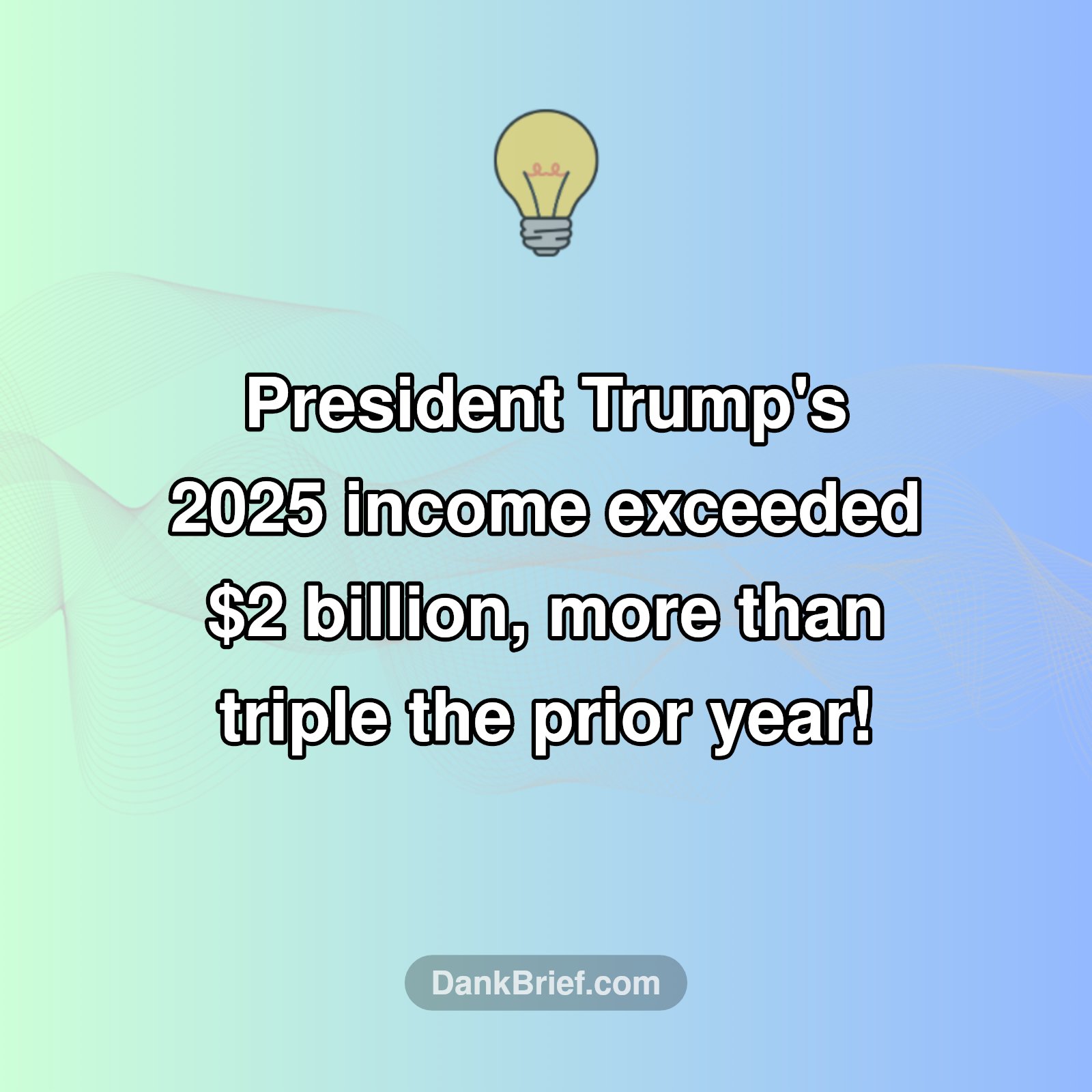 Trump's Billion-Dollar Year