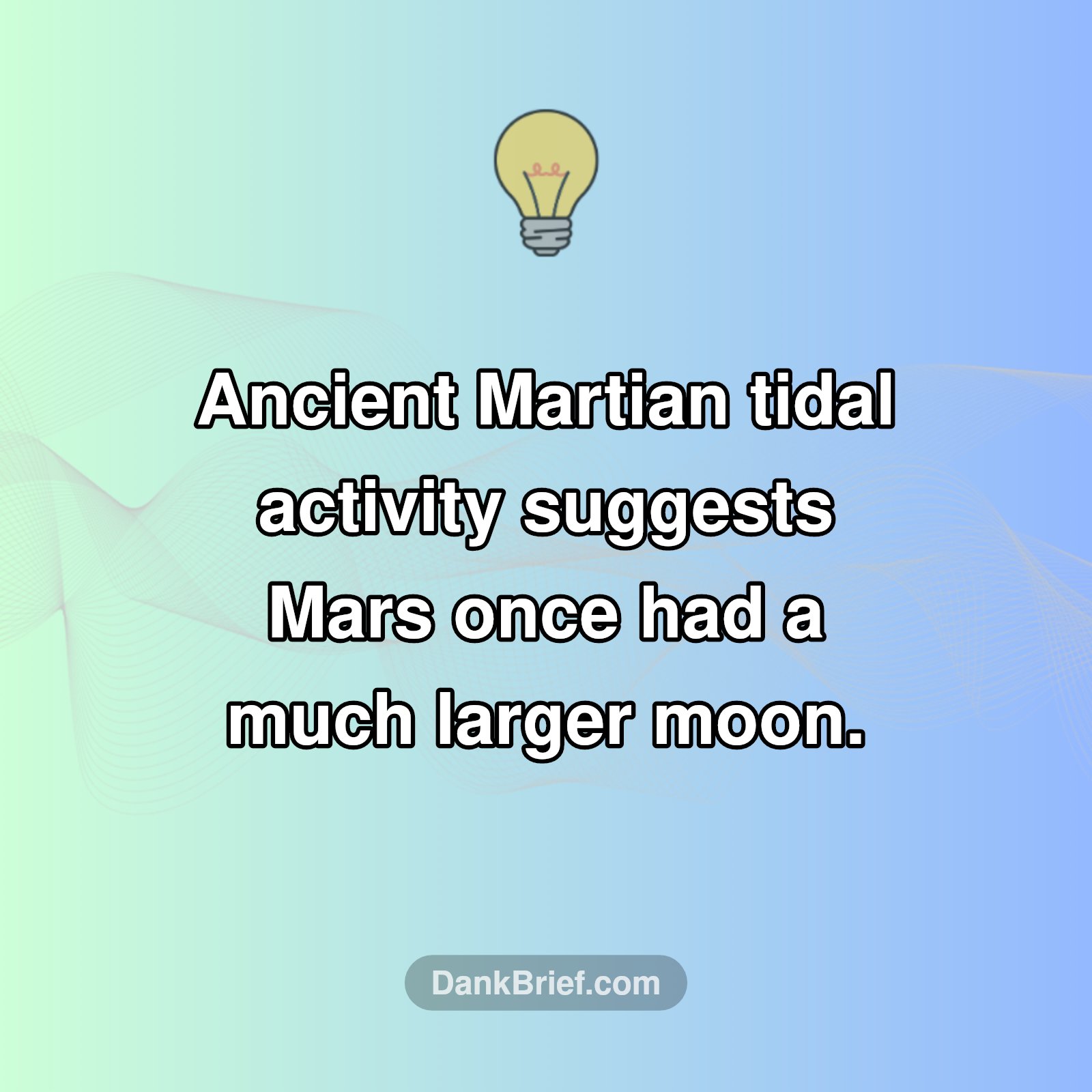 Mars' Lost Moon?